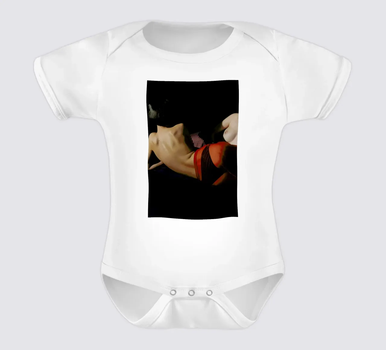 Freddy 2 short-sleeve baby romper by Laura Palm