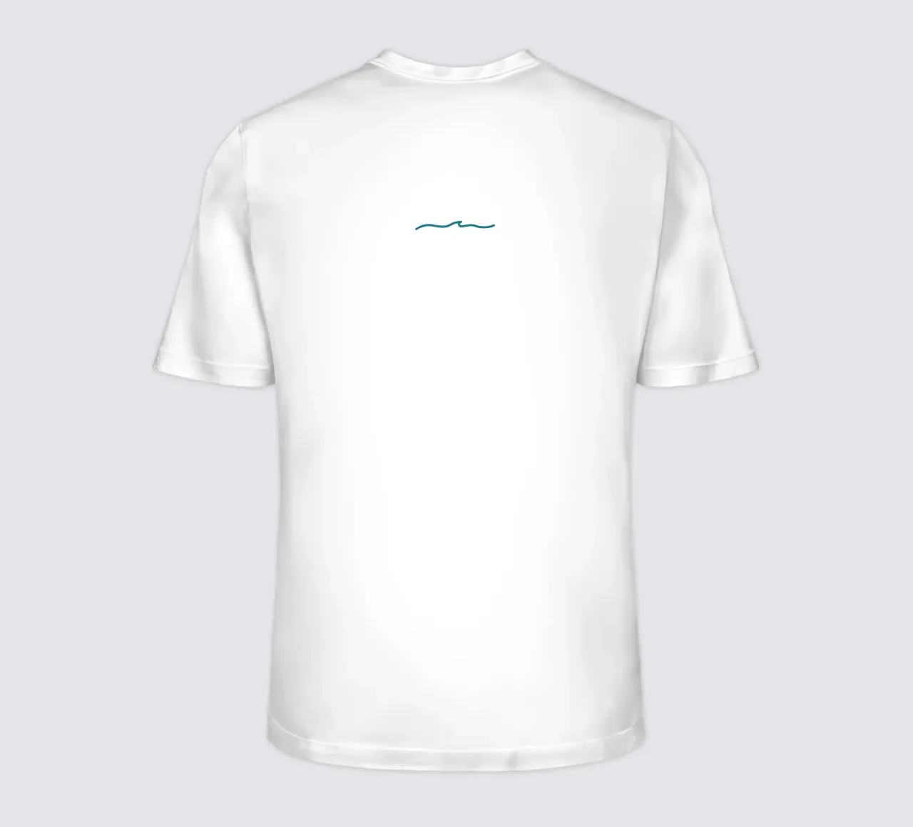 Smooth Sea Mutmacher Poster mit Wellen Icon, starker Message t-shirt da LIMITED EDITION LETTERS