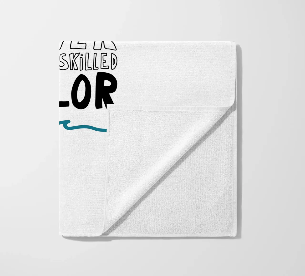 Smooth Sea Mutmacher Poster mit Wellen Icon, starker Message telo mare da LIMITED EDITION LETTERS
