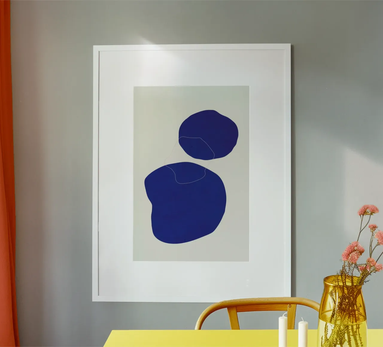Distance poster con telaio in alluminio da Pure