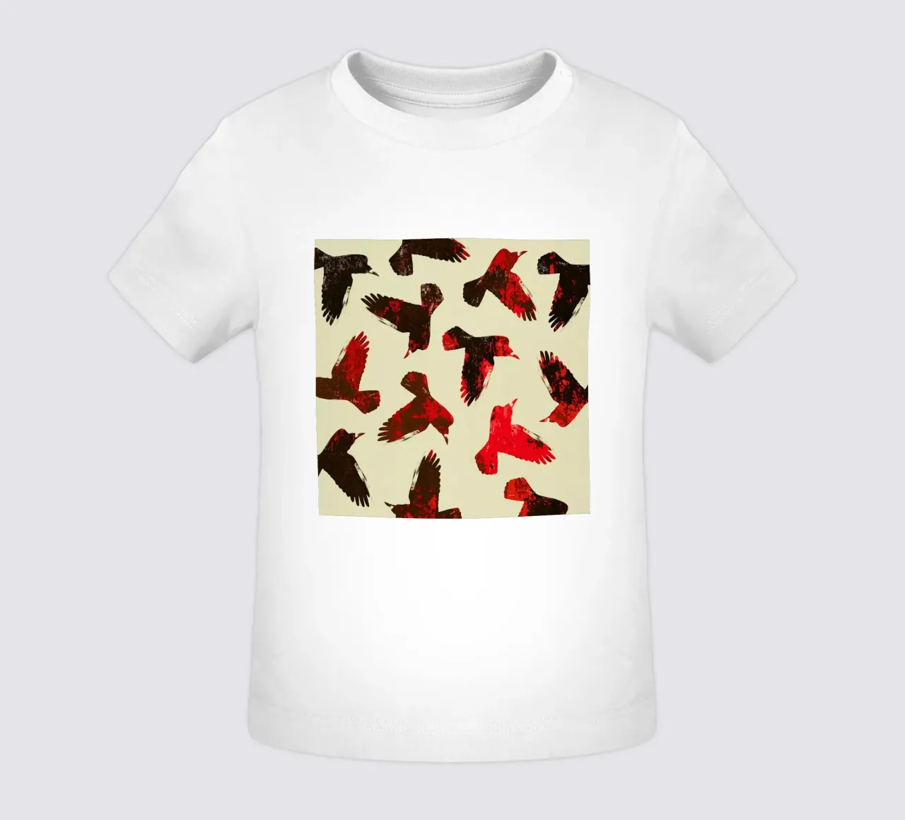 Birds 2 – Red maglietta neonato da Elisabeth Fredriksson