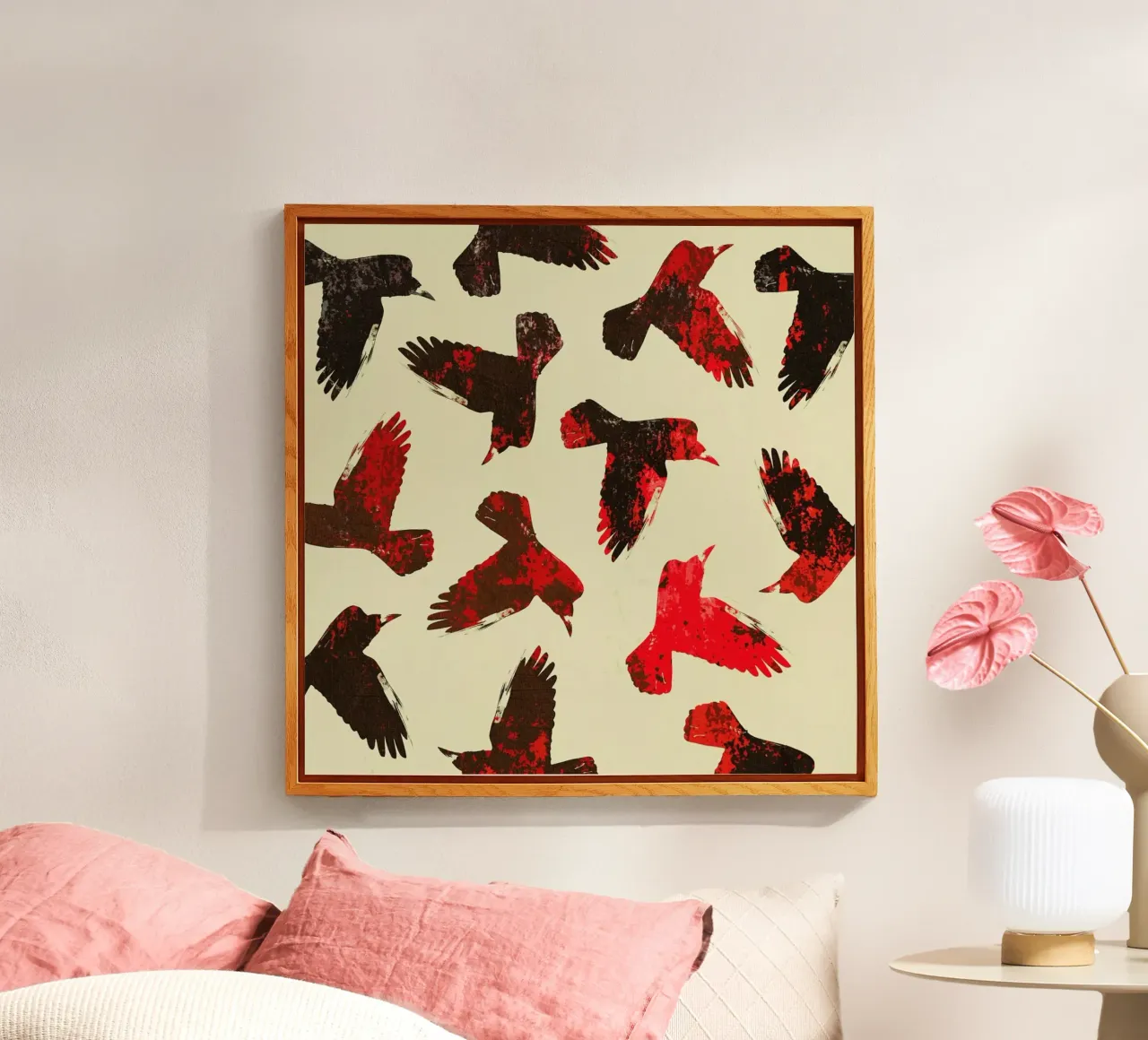 Birds 2 – Red plexiglass da Elisabeth Fredriksson