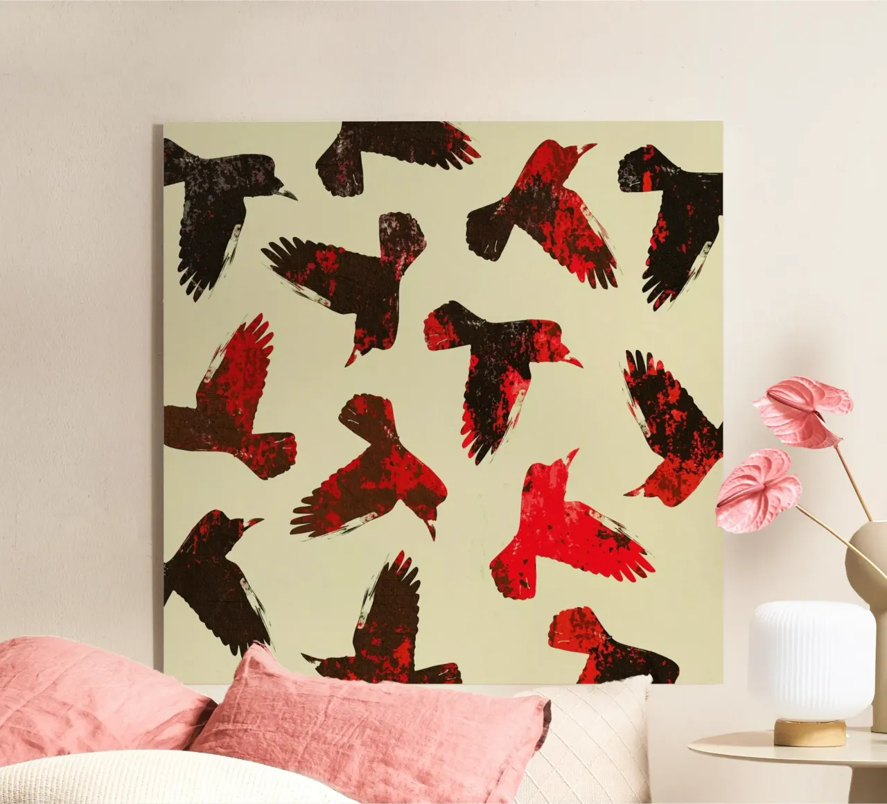 Birds 2 – Red plexiglass da Elisabeth Fredriksson