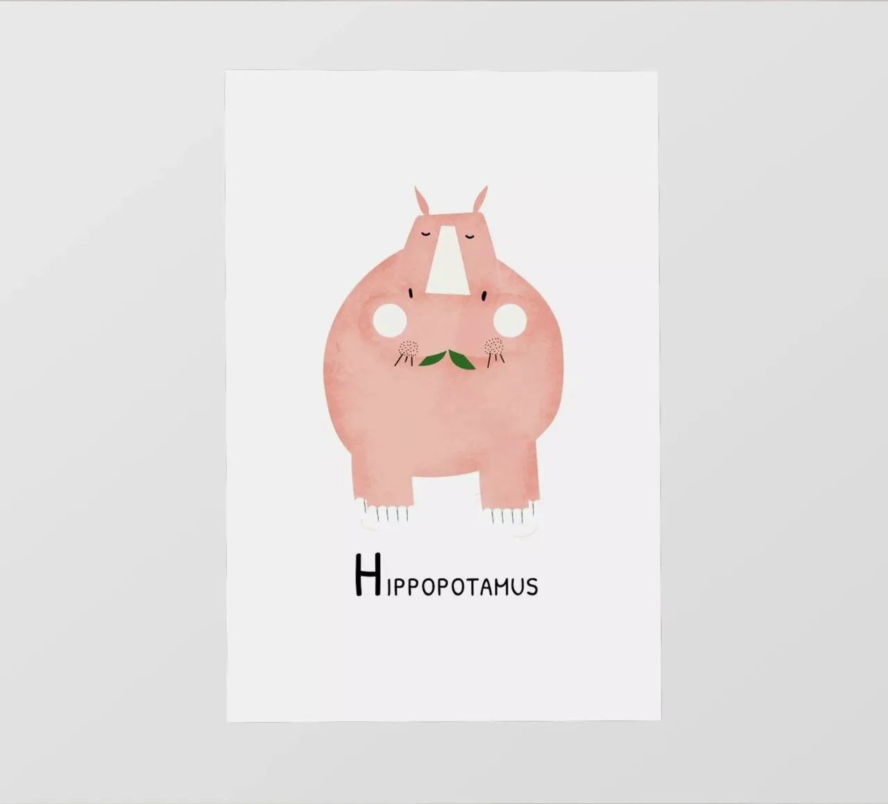 Hippopotamus pellicola backlit da Little Flourishes
