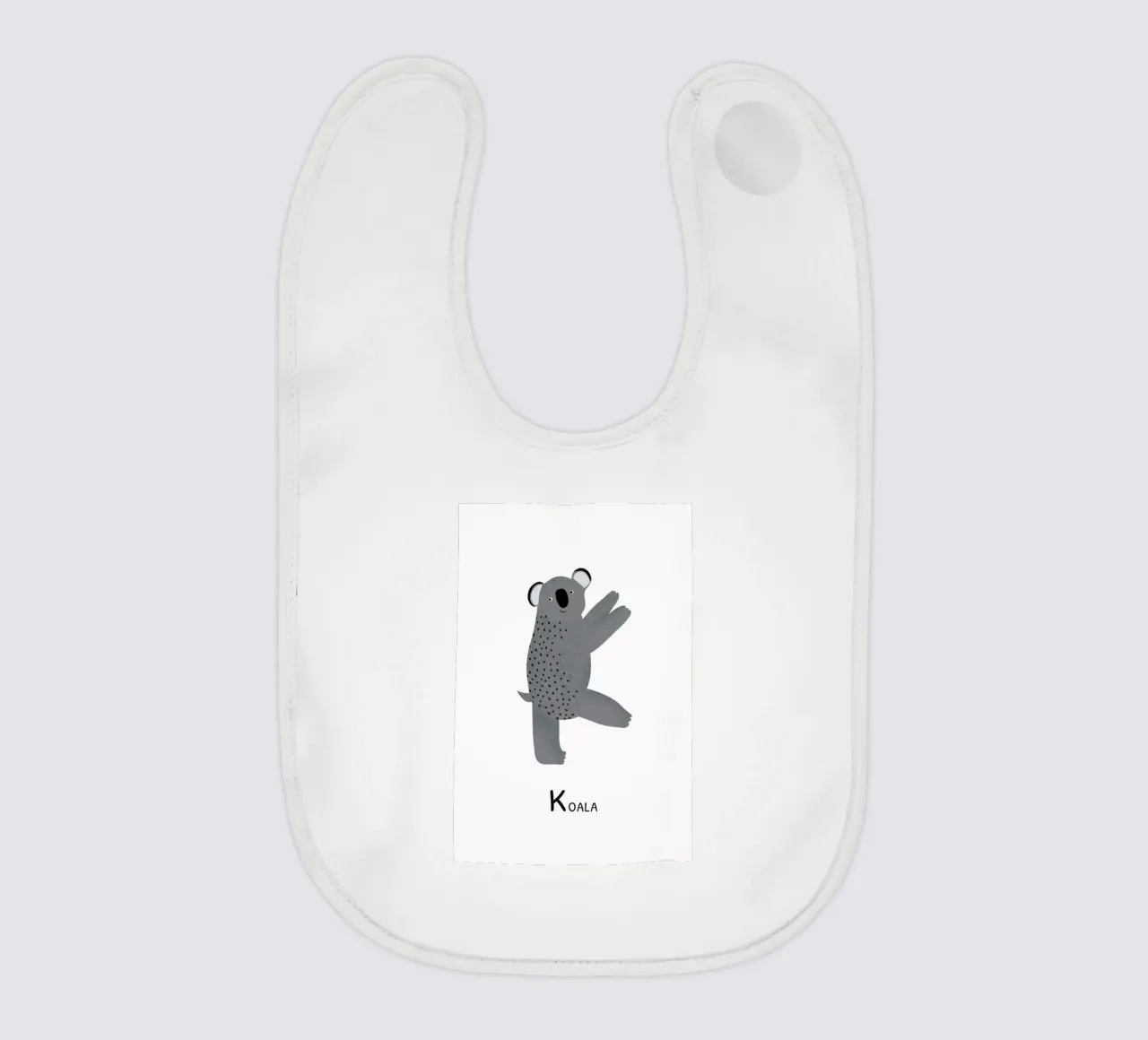 K for Koala bavaglino da Little Flourishes