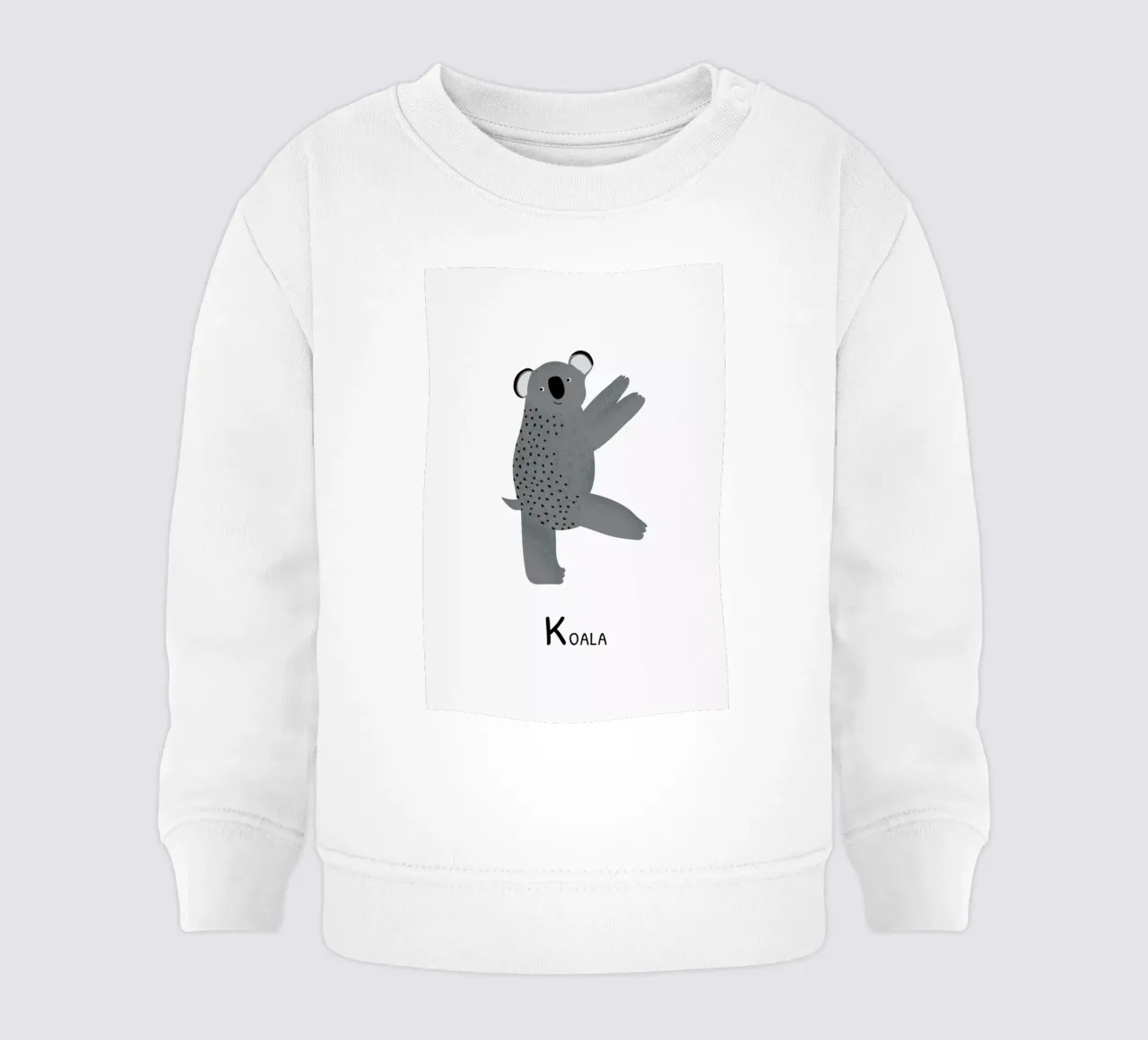 K for Koala felpa neonato da Little Flourishes
