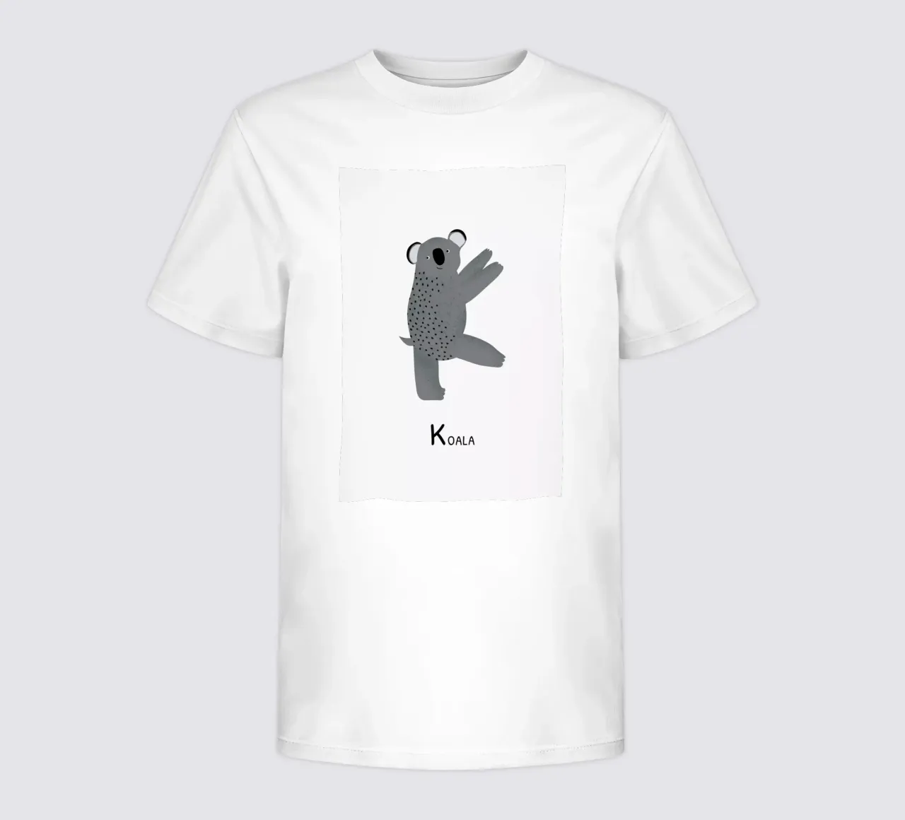 K for Koala camiseta para niños de Little Flourishes