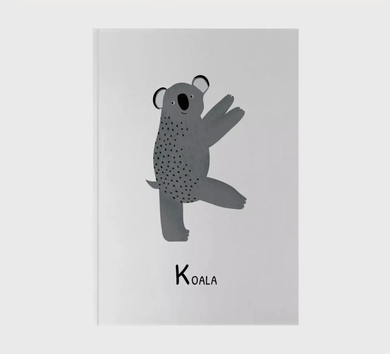 K for Koala notebook by Little Flourishes