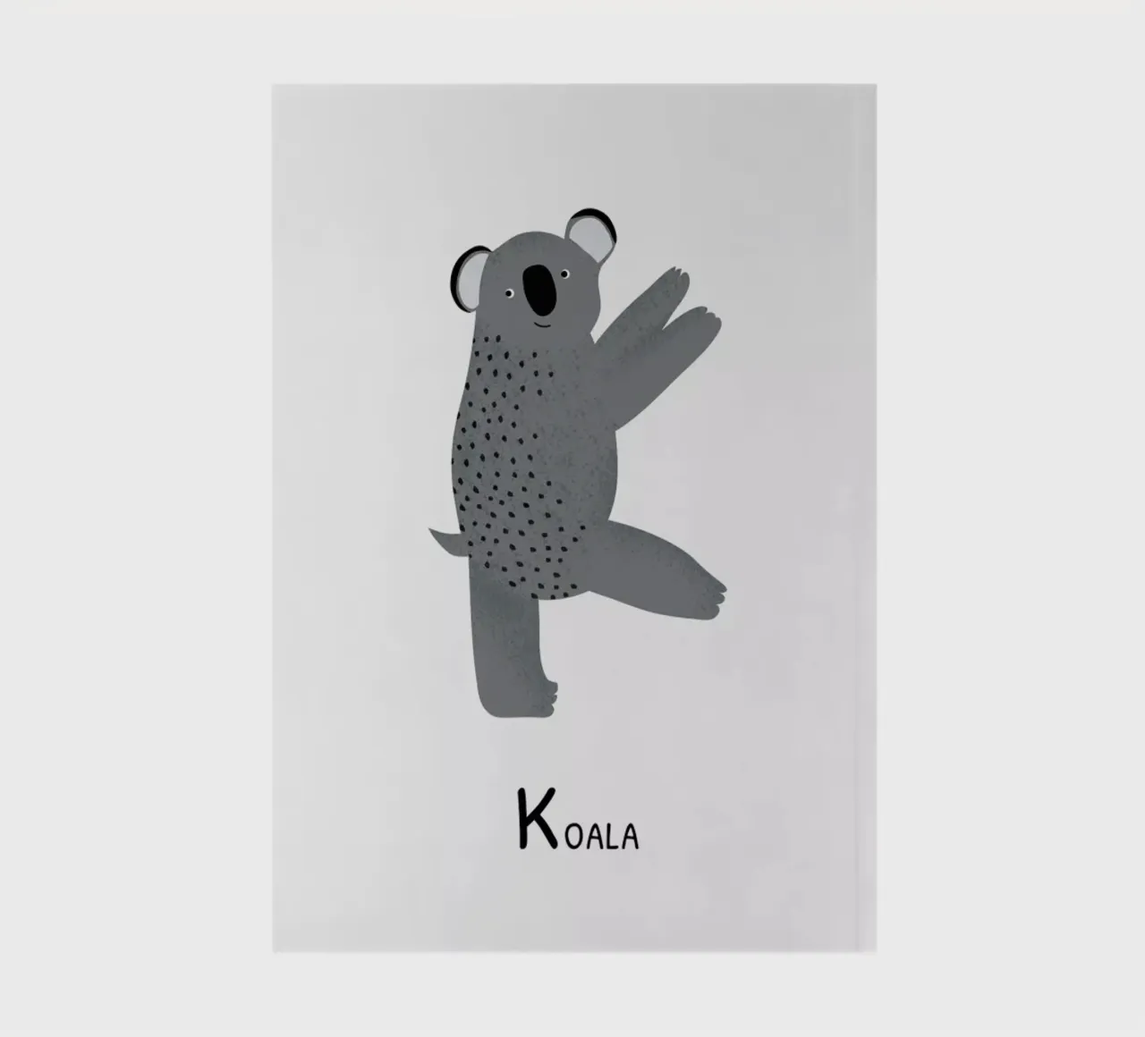 K for Koala notebook by Little Flourishes
