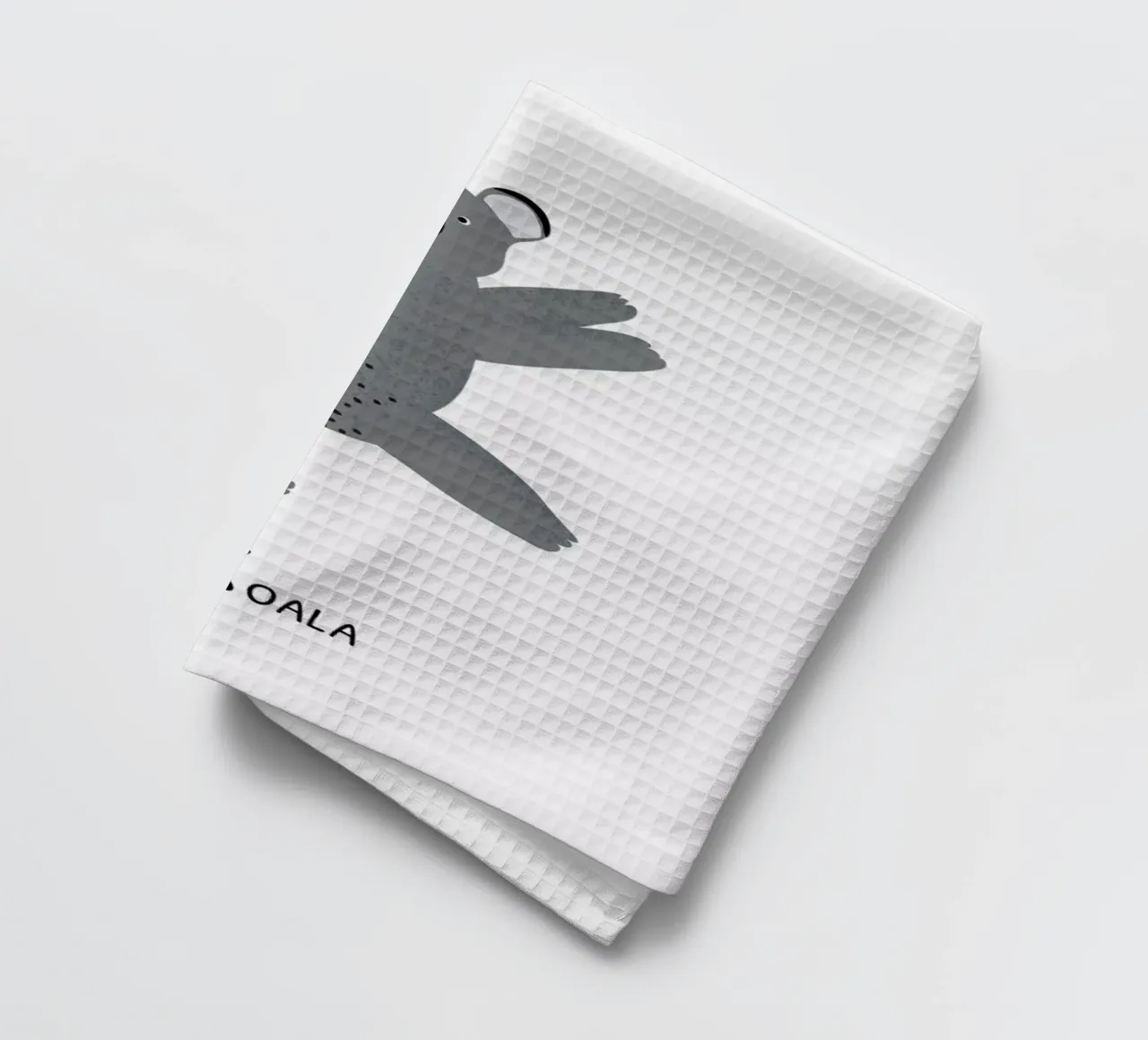K for Koala canovaccio da cucina da Little Flourishes