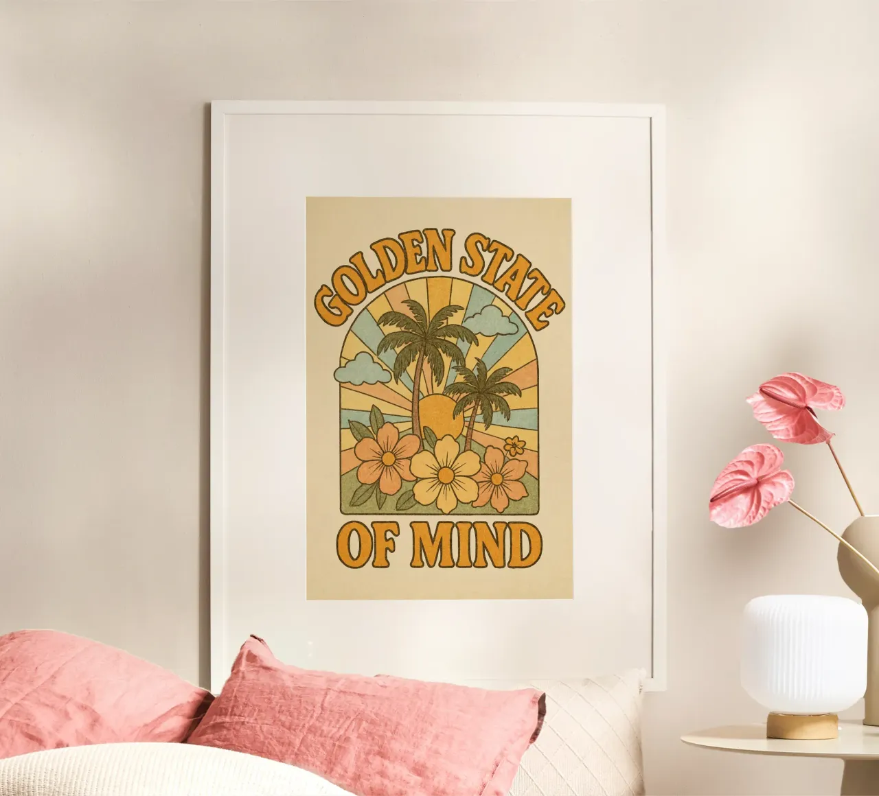 Golden State of Mind poster da Wall of Whispers