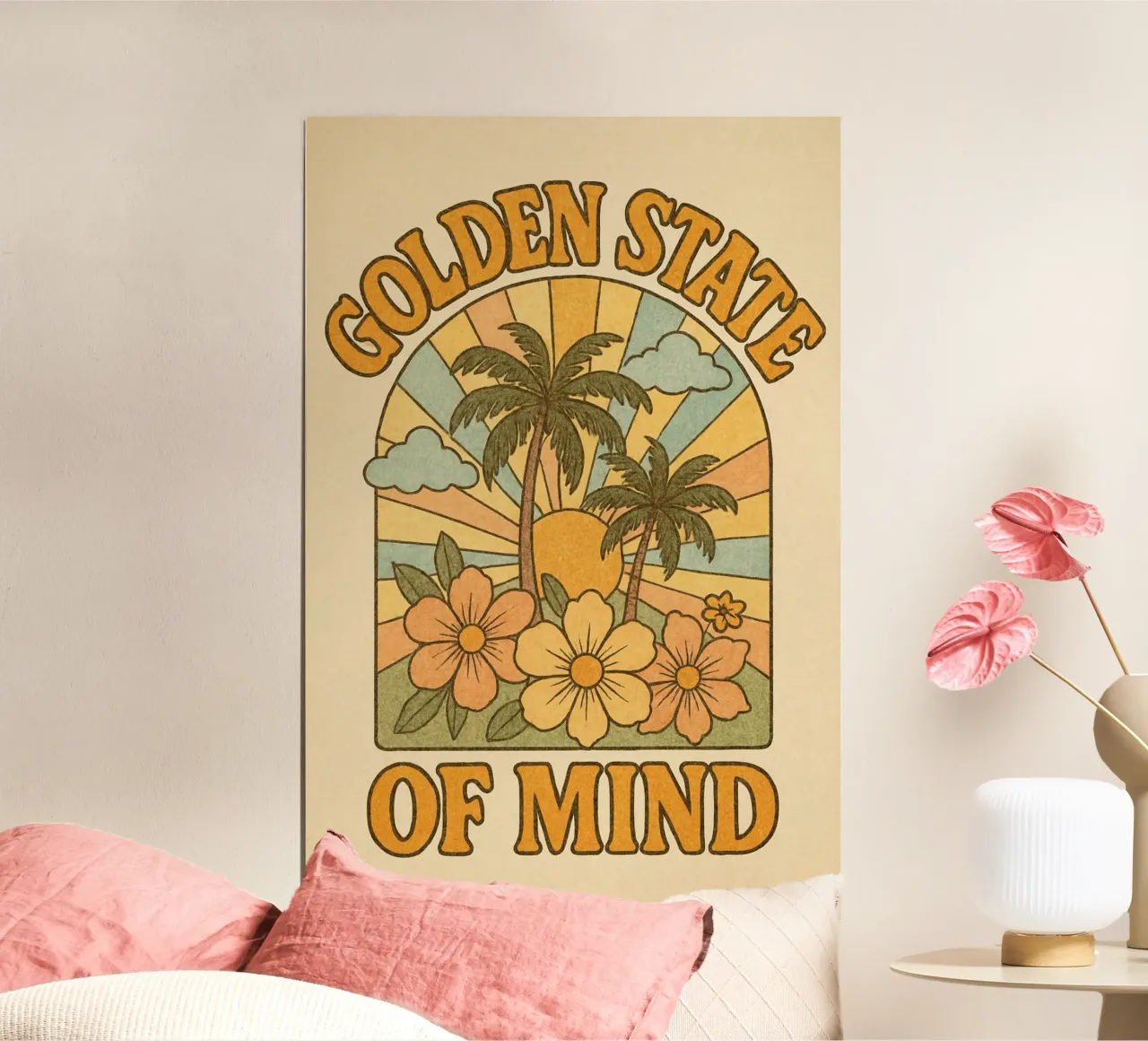 Golden State of Mind poster da Wall of Whispers