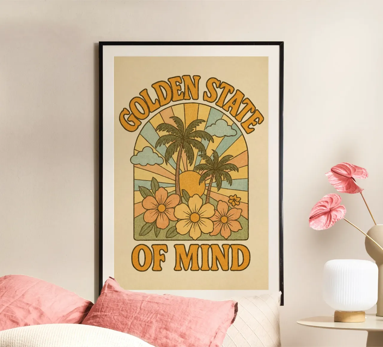 Golden State of Mind poster da Wall of Whispers