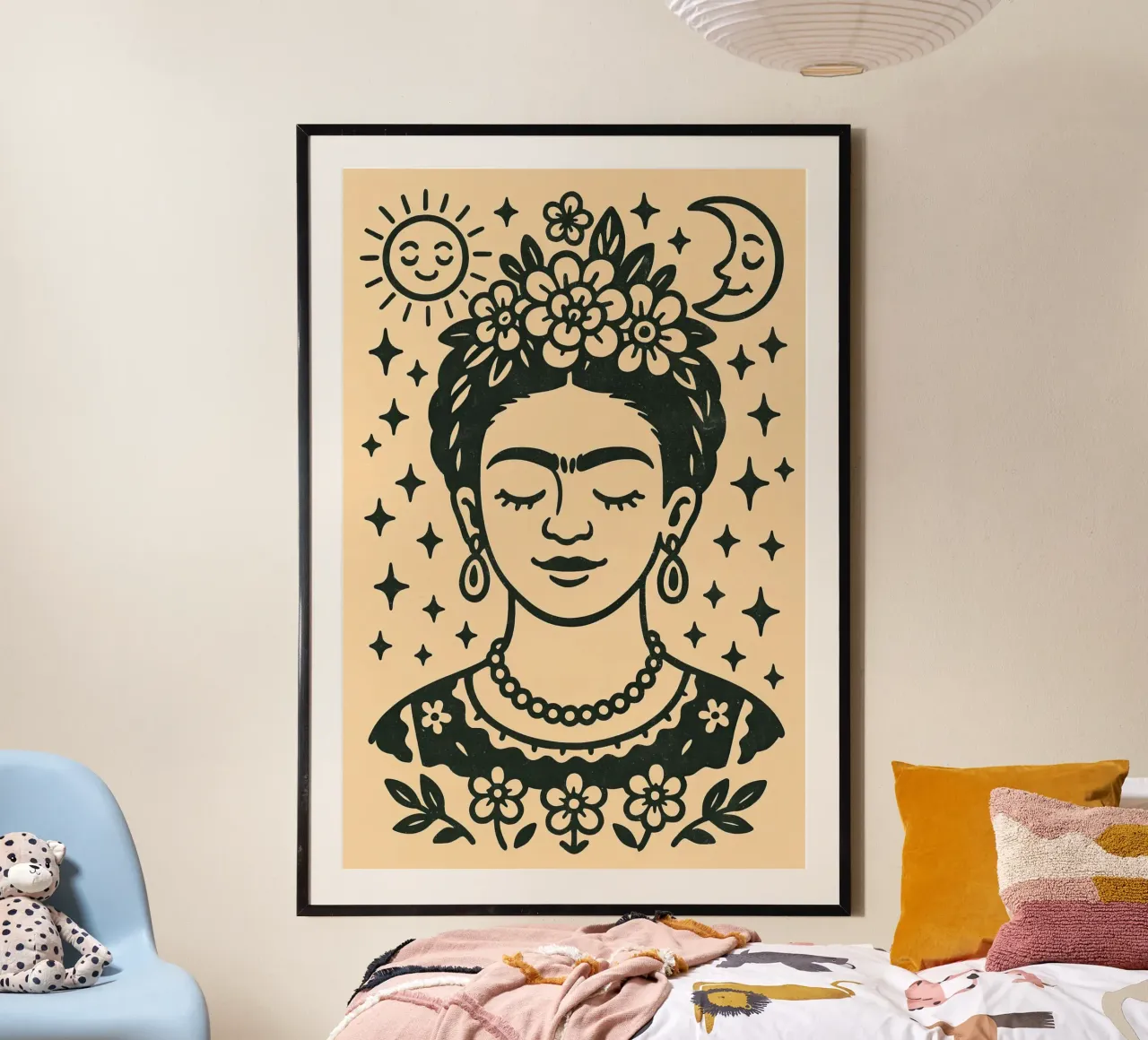 Vintage Vibes No 03 poster con telaio in plastica da treechild