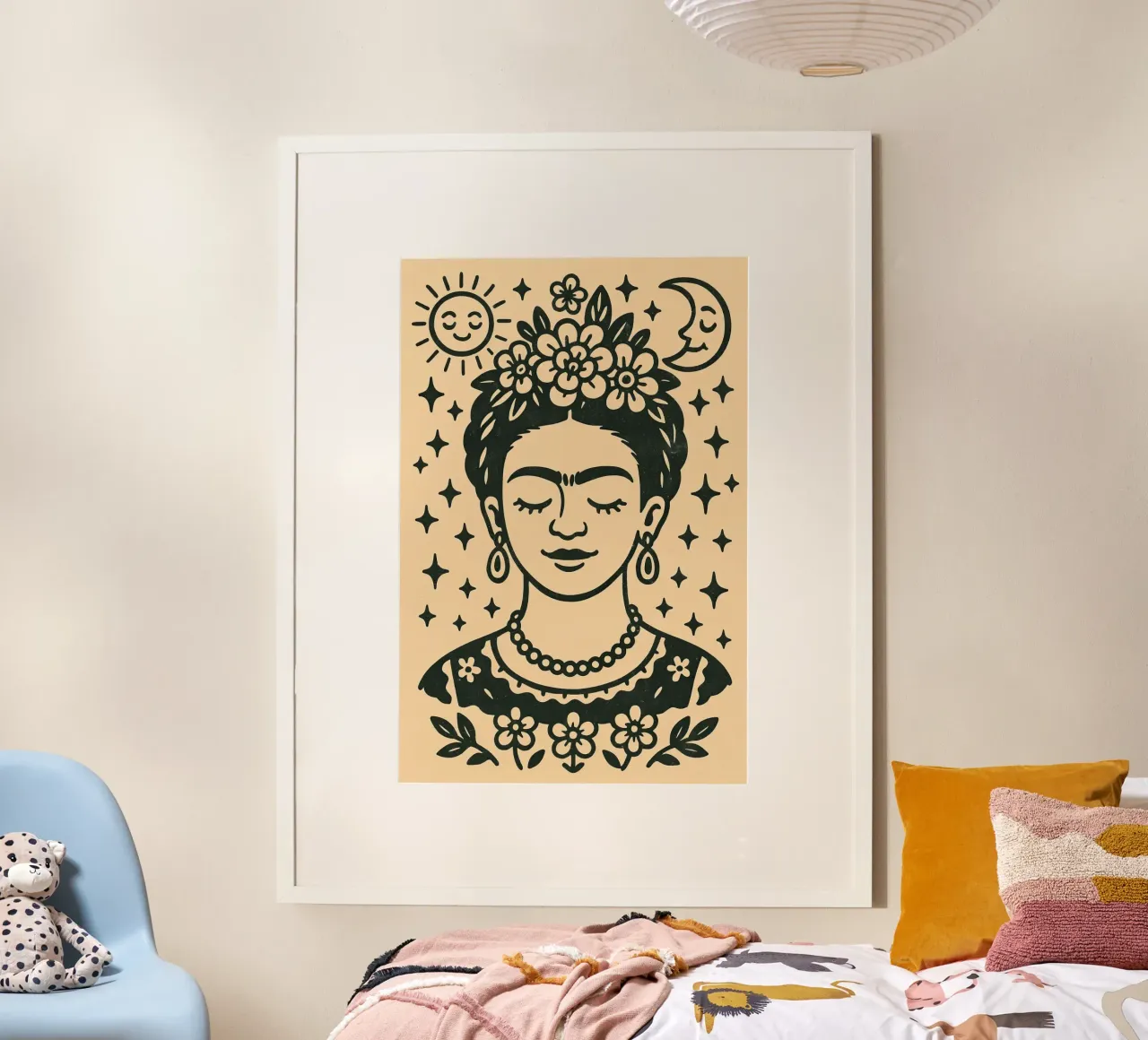 Vintage Vibes No 03 poster con telaio in plastica da treechild