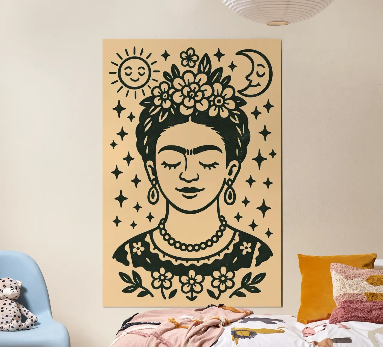 Vintage Vibes No 03 poster con telaio in plastica da treechild