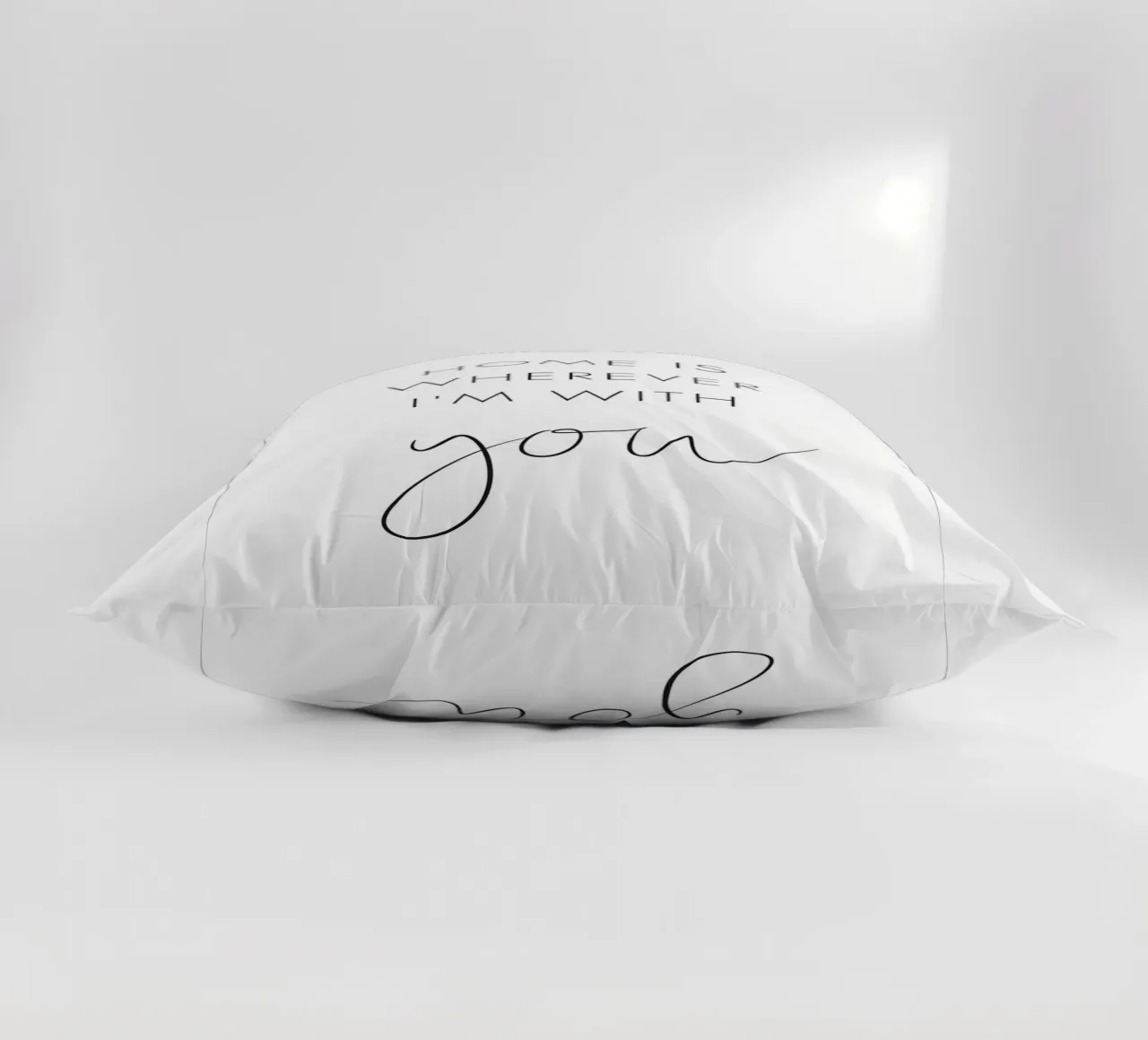 Casa è ovunque io sia con te cuscino da NouveauPrints