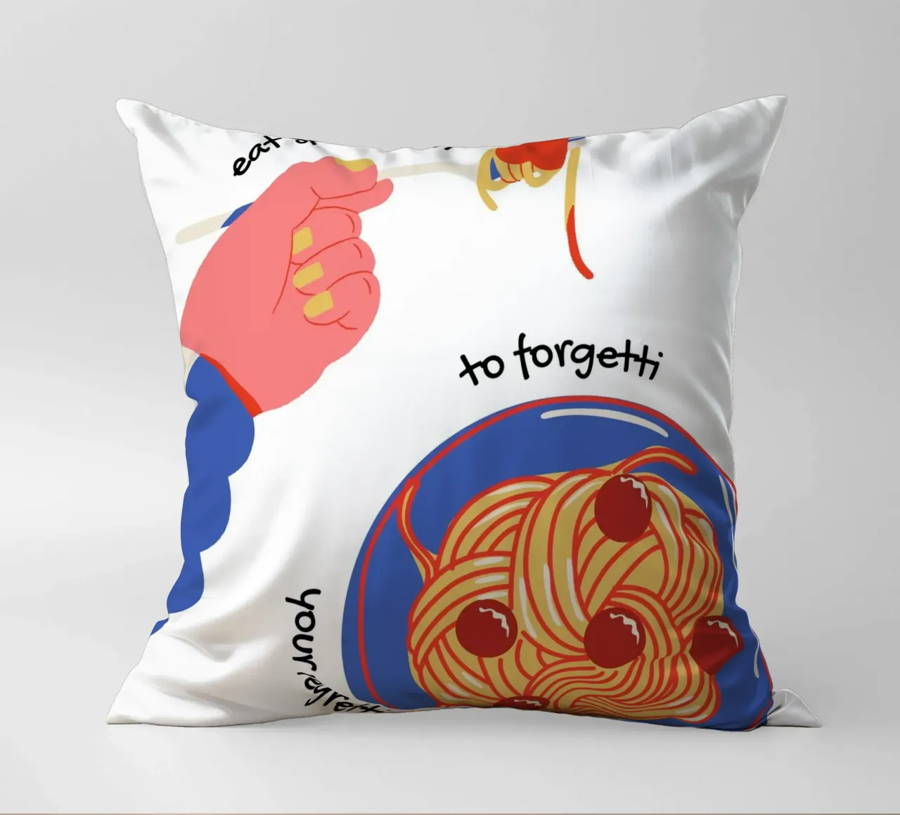 Spaghetti Please cuscino da Dreamer10