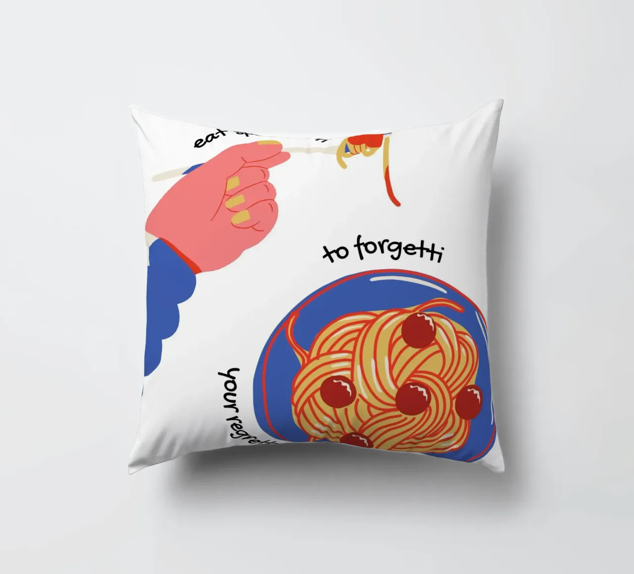 Spaghetti Please cuscino da Dreamer10
