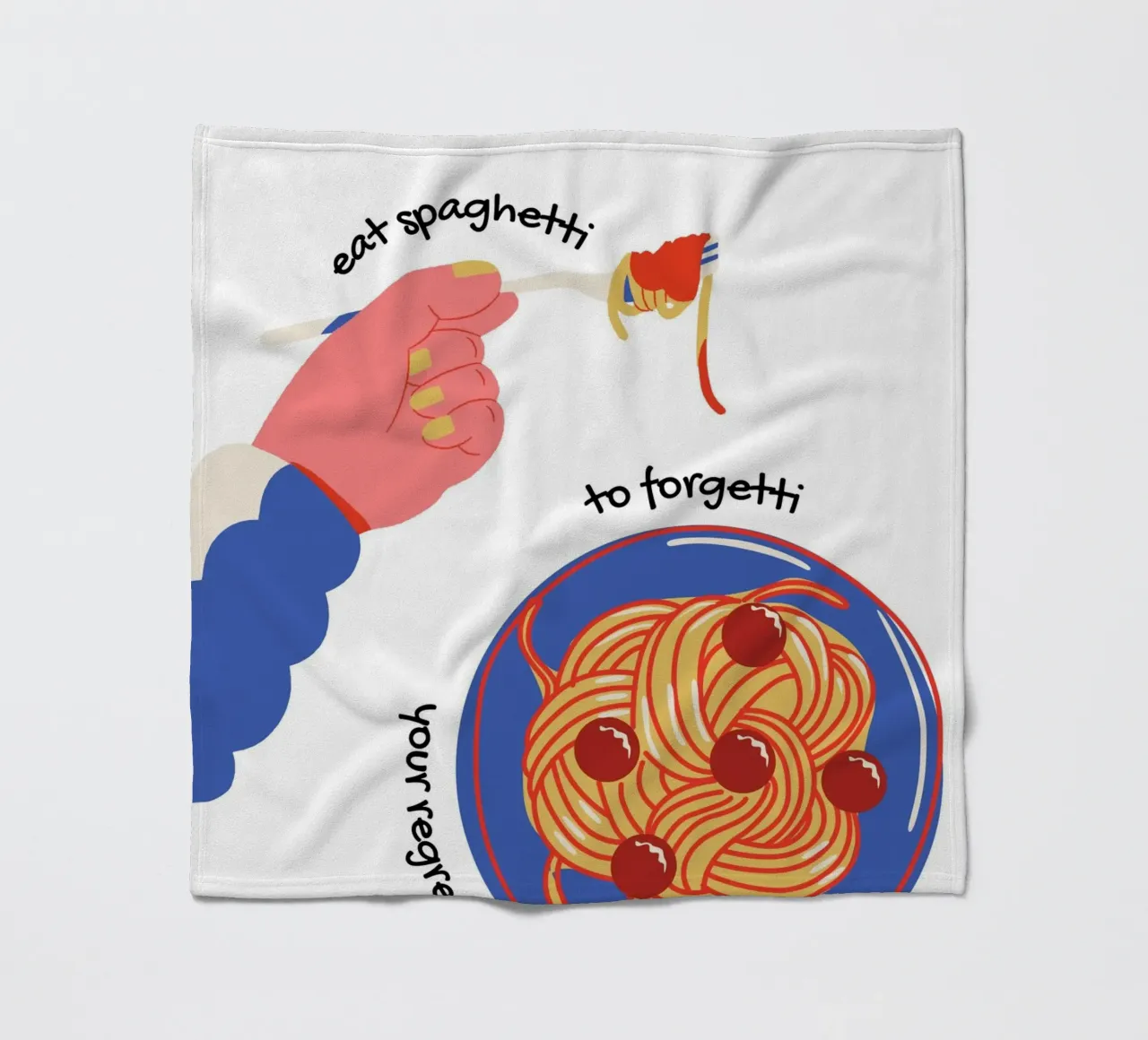 Spaghetti Please coperta in pile da Dreamer10