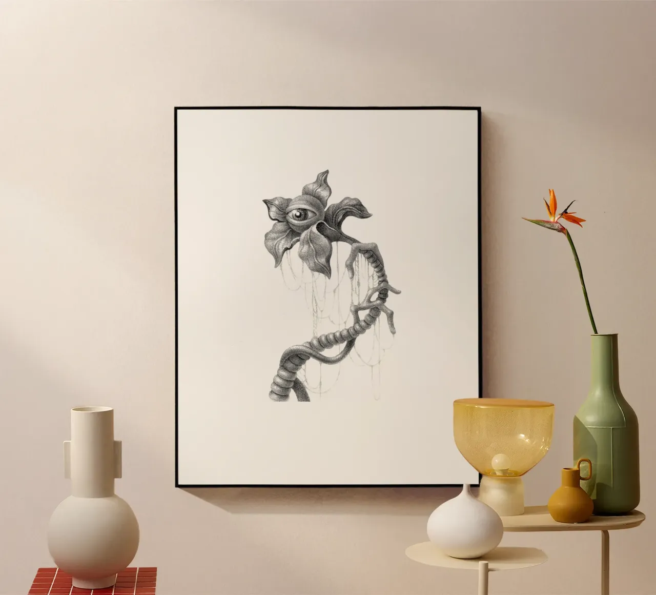 Fiore gotico plexiglass da Maria Vdovichenko