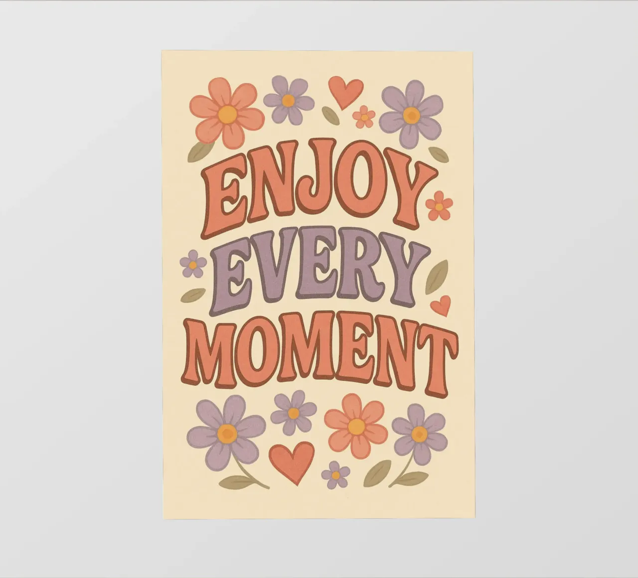 Enjoy Every Moment pellicola backlit da Wall of Whispers