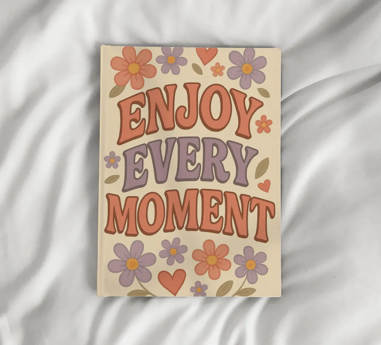 Enjoy Every Moment notebook by Wall of Whispers