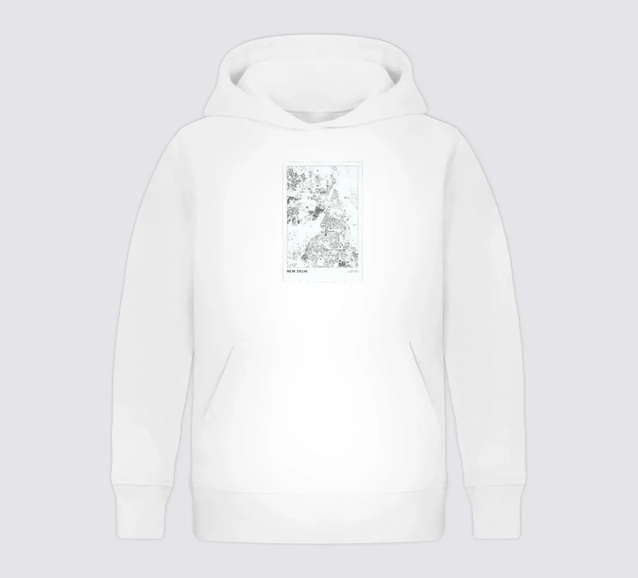 New Delhi kids hoodie by The Cartography Collection