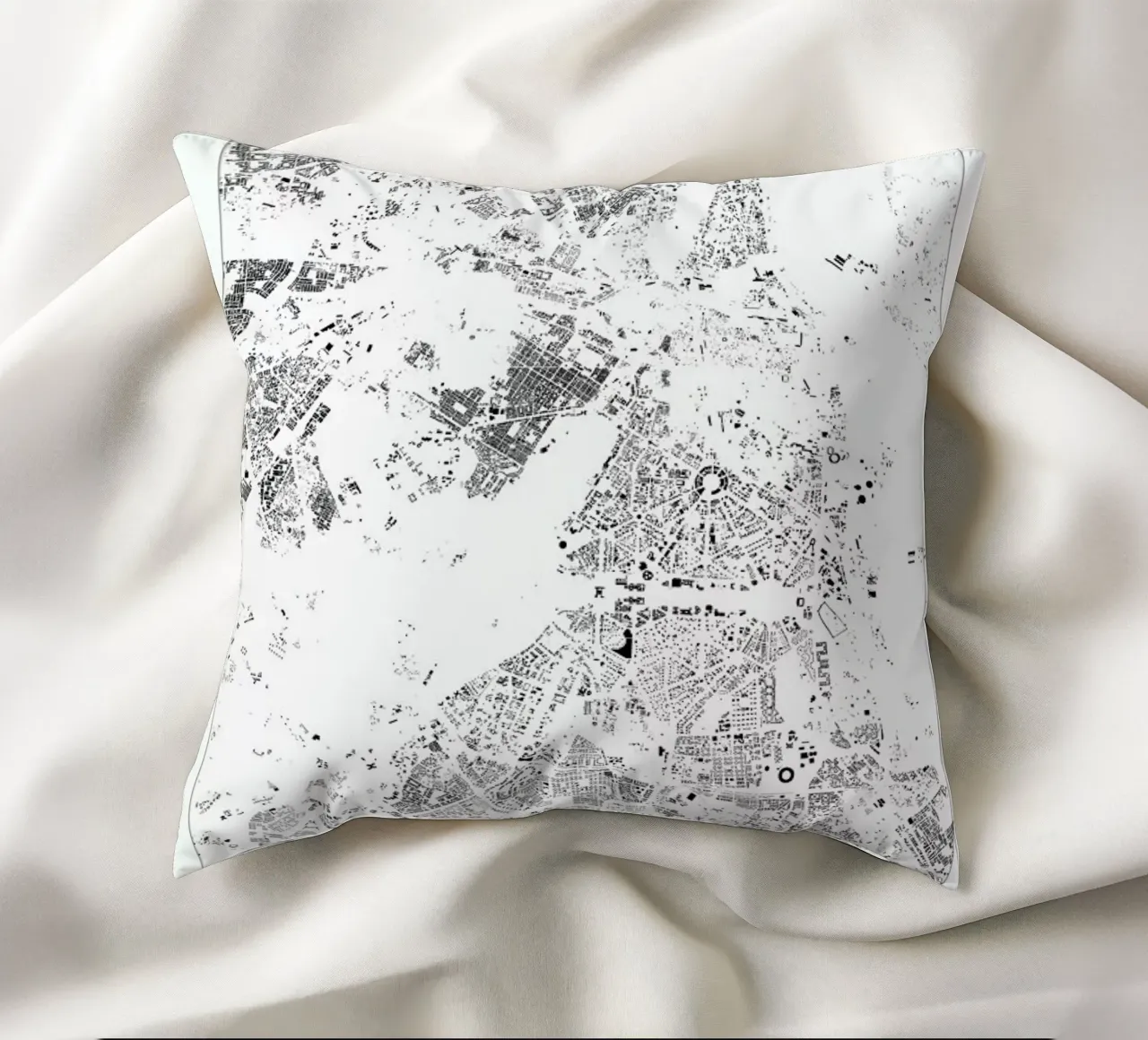 New Delhi cuscino da The Cartography Collection