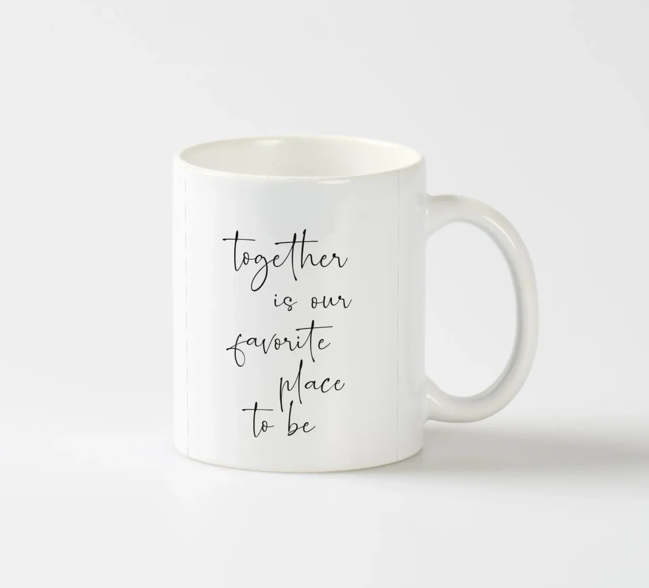 Ensemble, c'est notre lieu de prédilection mug en céramique de NouveauPrints