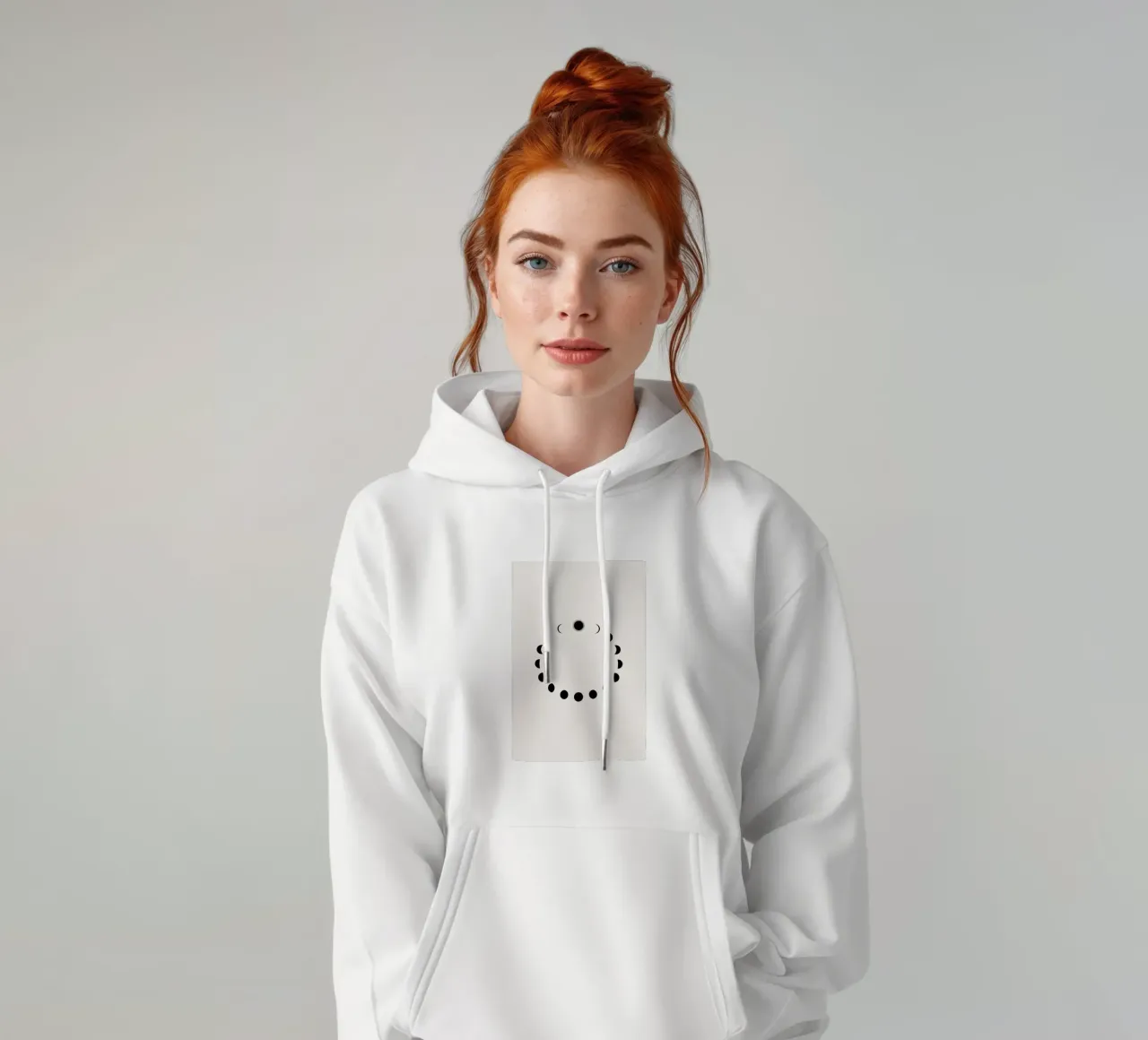 Lunar Cycle felpa con cappuccio da daylight design studio