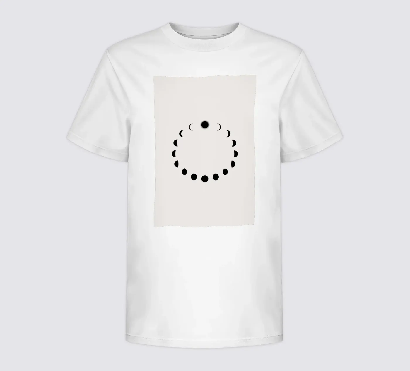 Lunar Cycle t-shirt bambini da daylight design studio