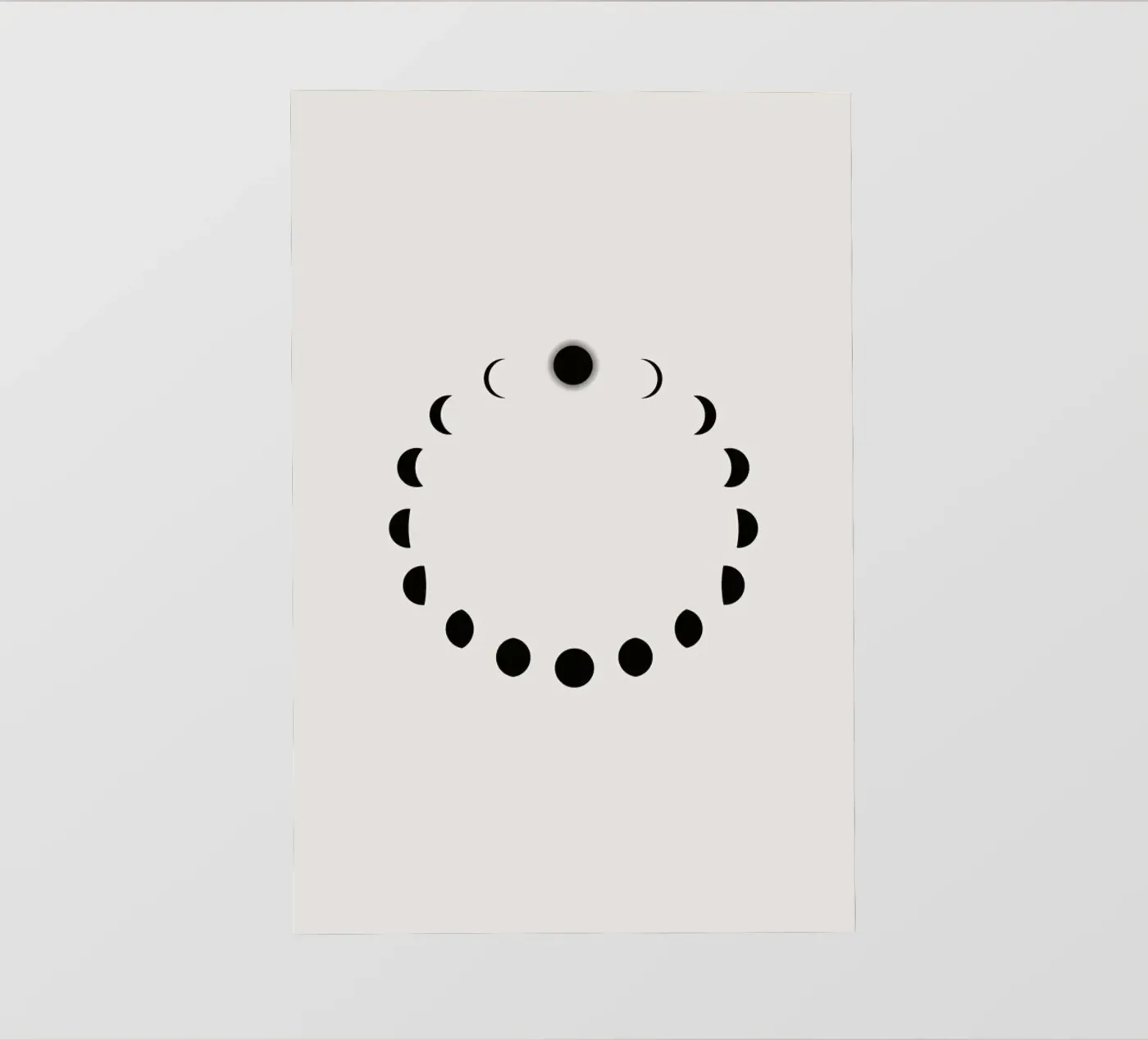 Lunar Cycle pellicola backlit da daylight design studio