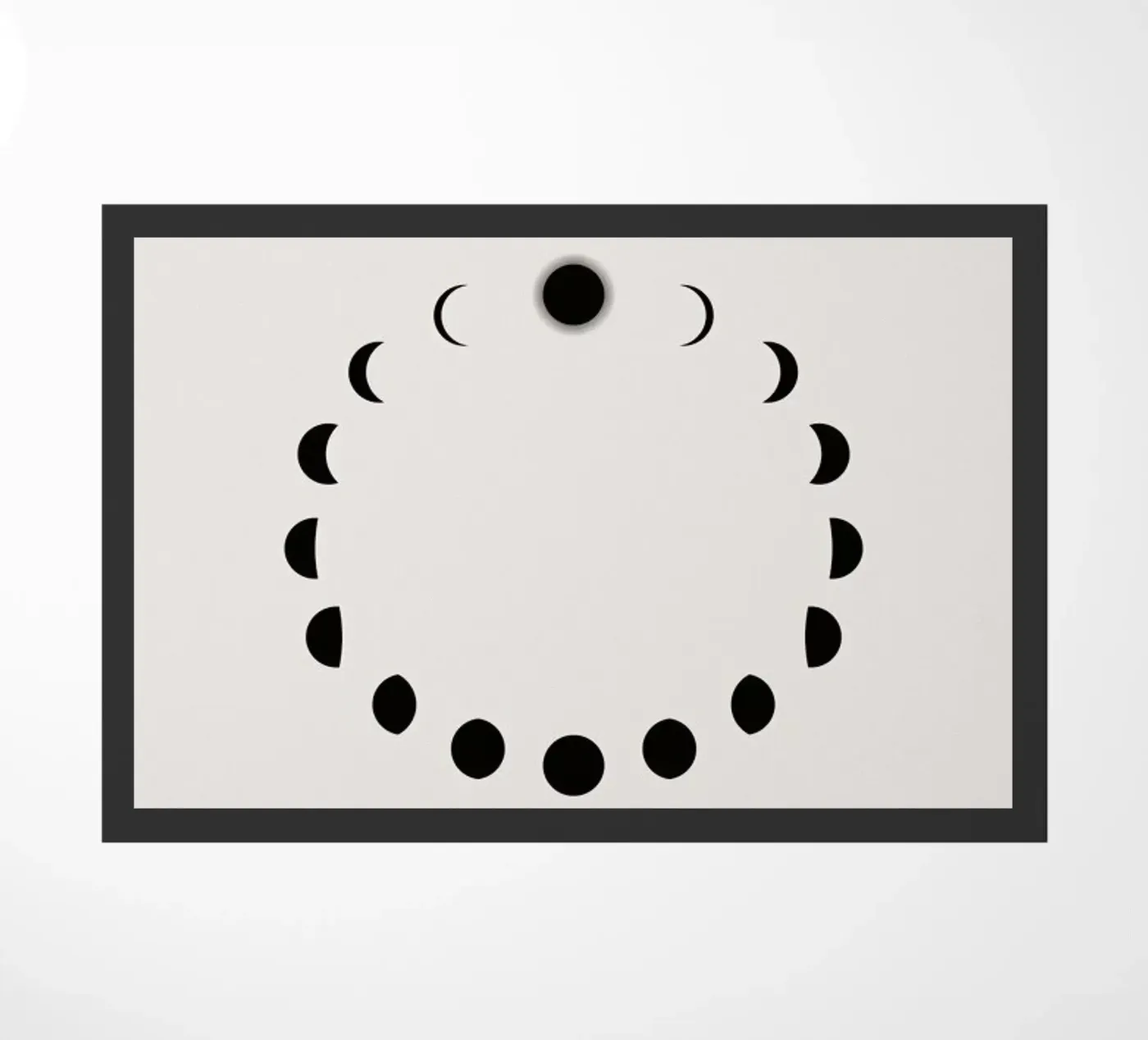 Lunar Cycle deurmat van daylight design studio