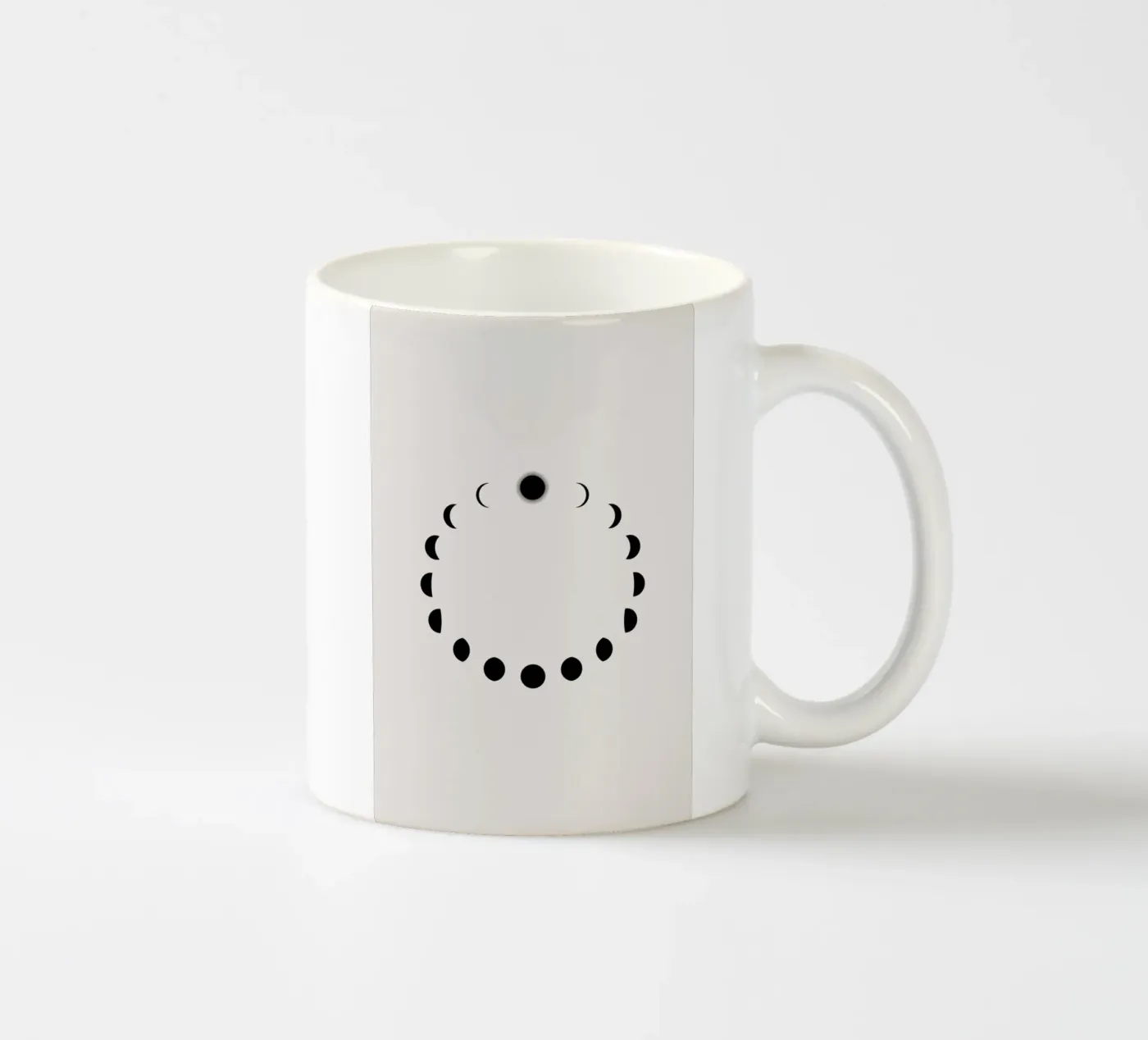 Lunar Cycle ceramic mug by daylight design studio