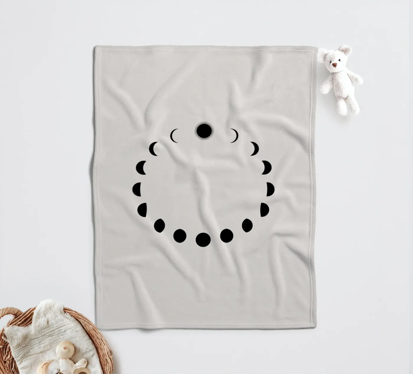 Lunar Cycle fleecedeken van daylight design studio