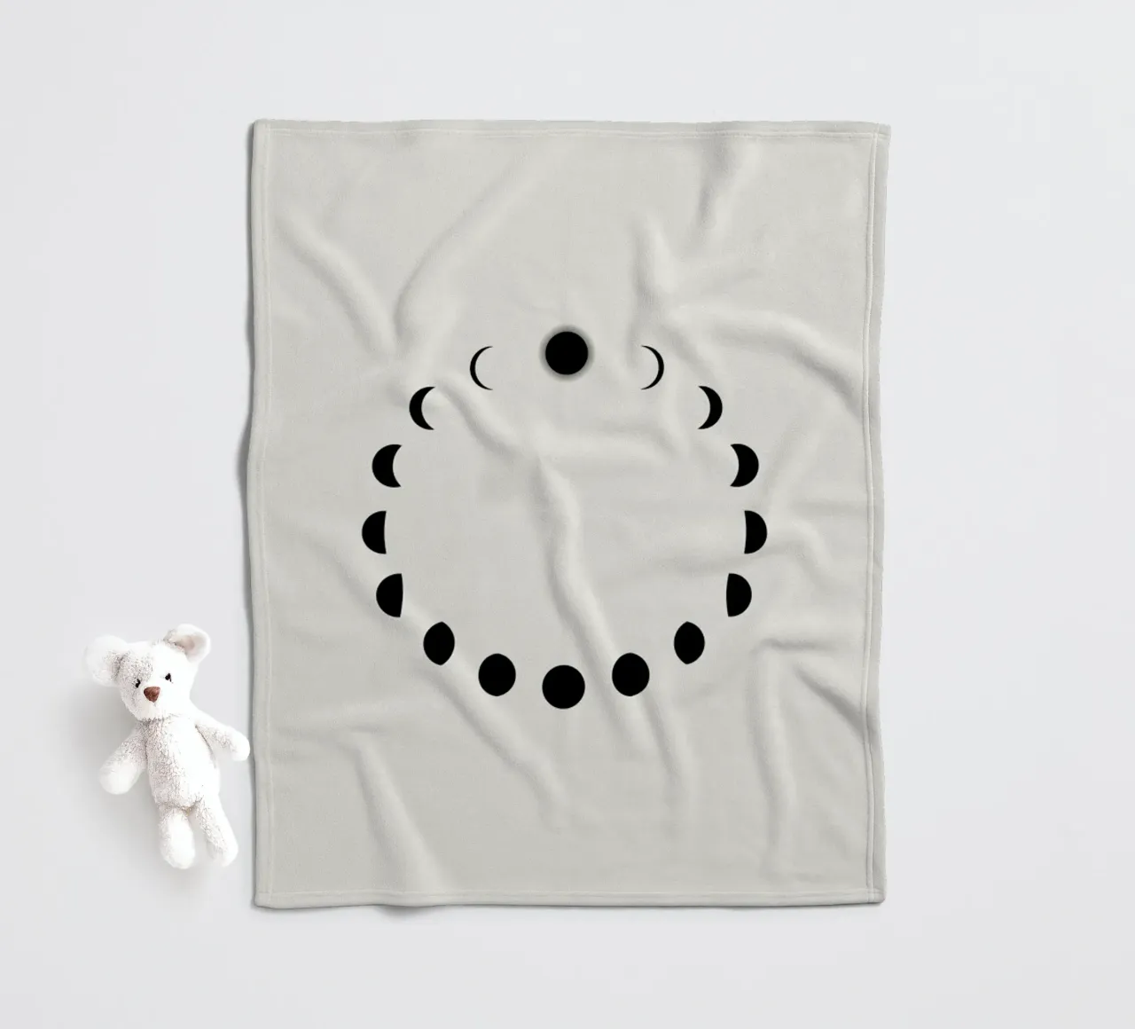 Lunar Cycle fleecedeken van daylight design studio