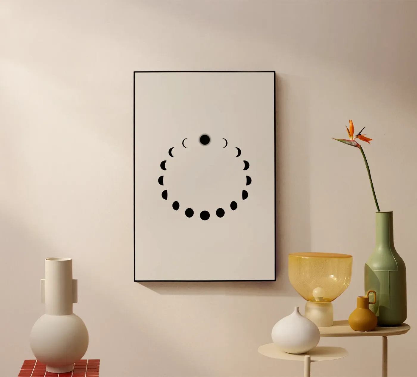 Lunar Cycle plexiglas de daylight design studio