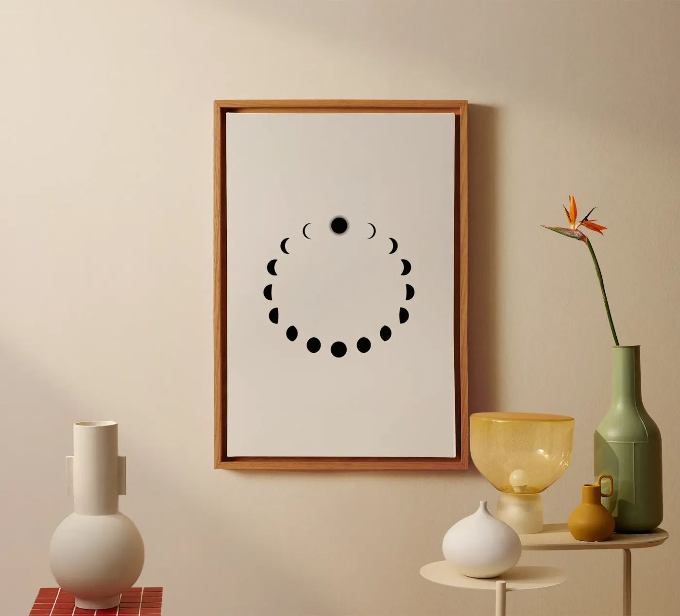 Lunar Cycle tela da daylight design studio