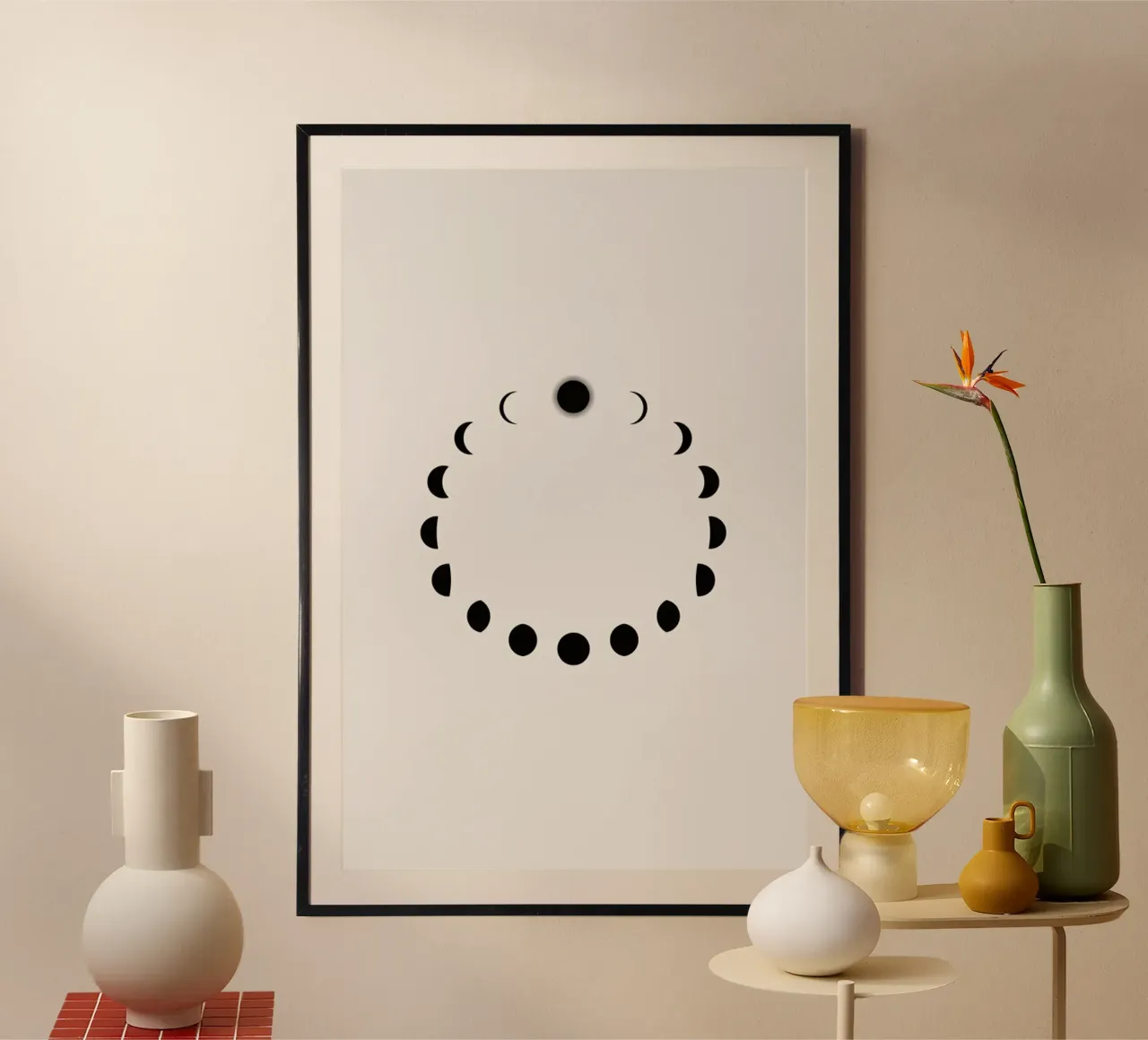 Lunar Cycle Poster von daylight design studio