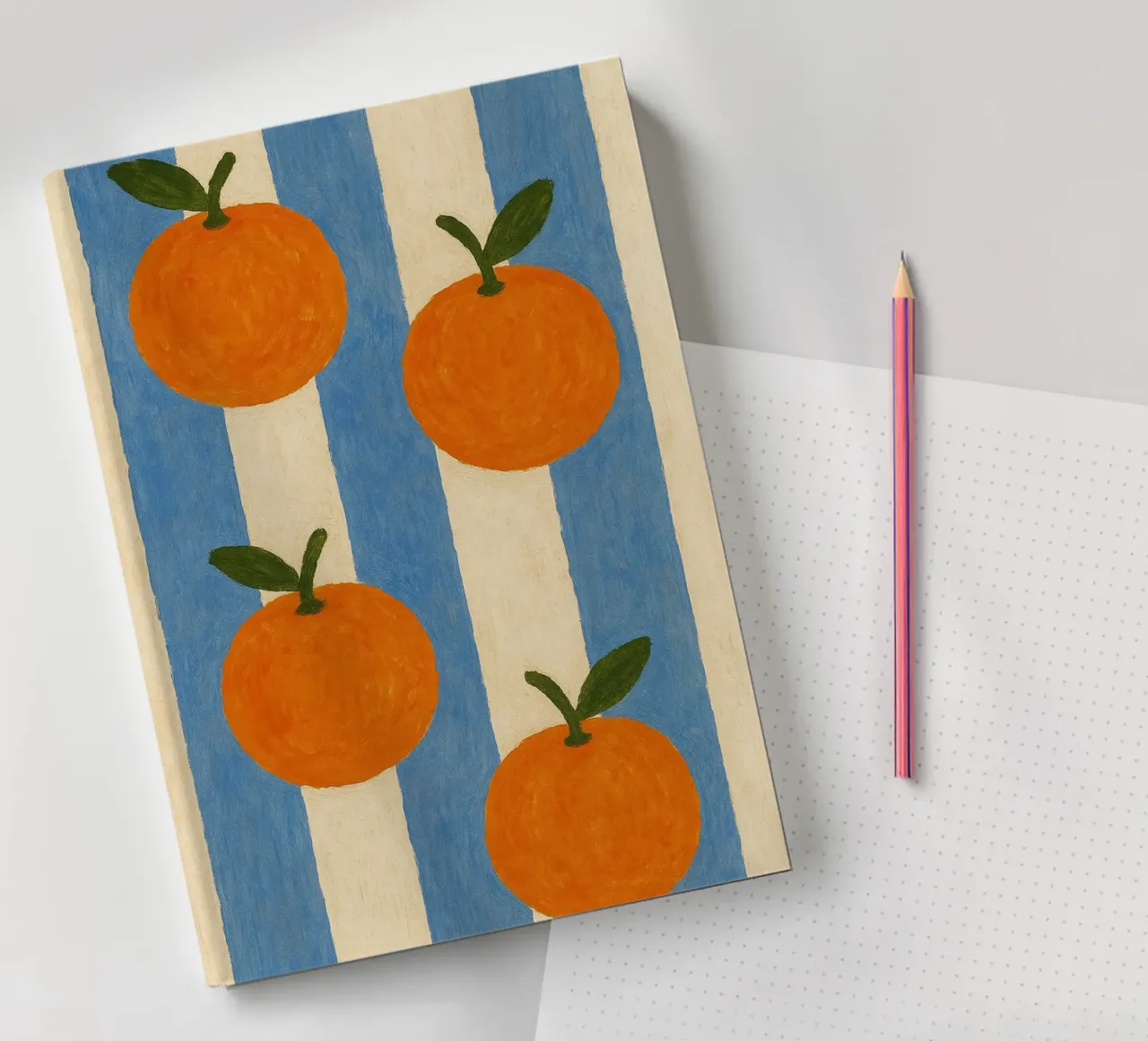 The Oranges notebook by Gypsy Galleria