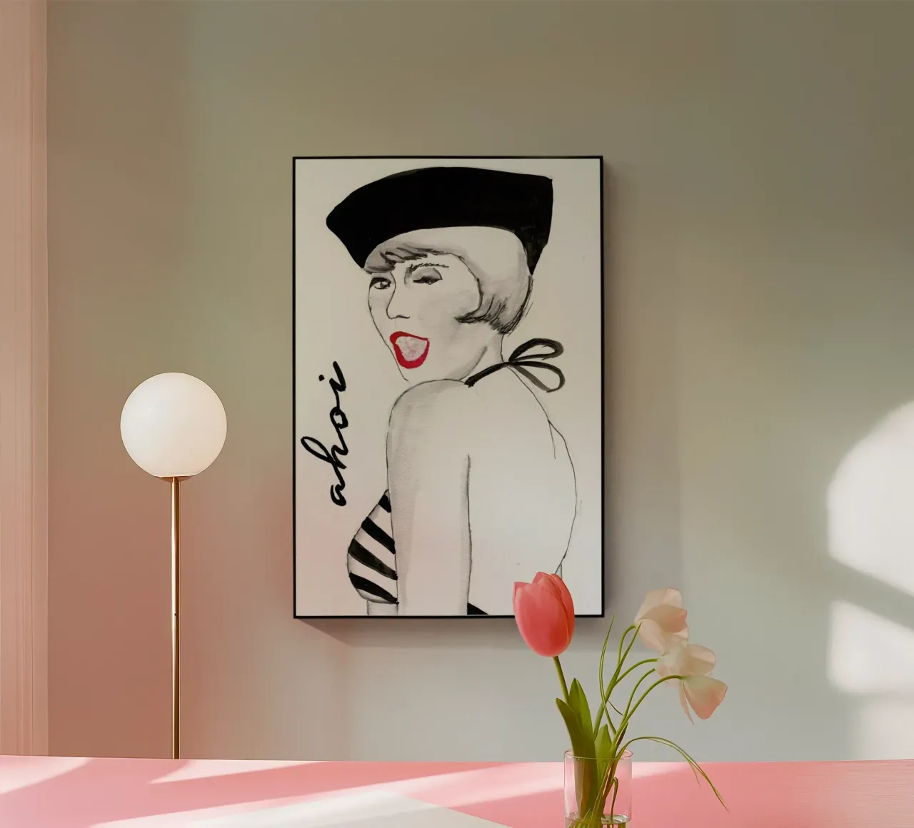 Ahoi plexiglass da Nathys_illustration