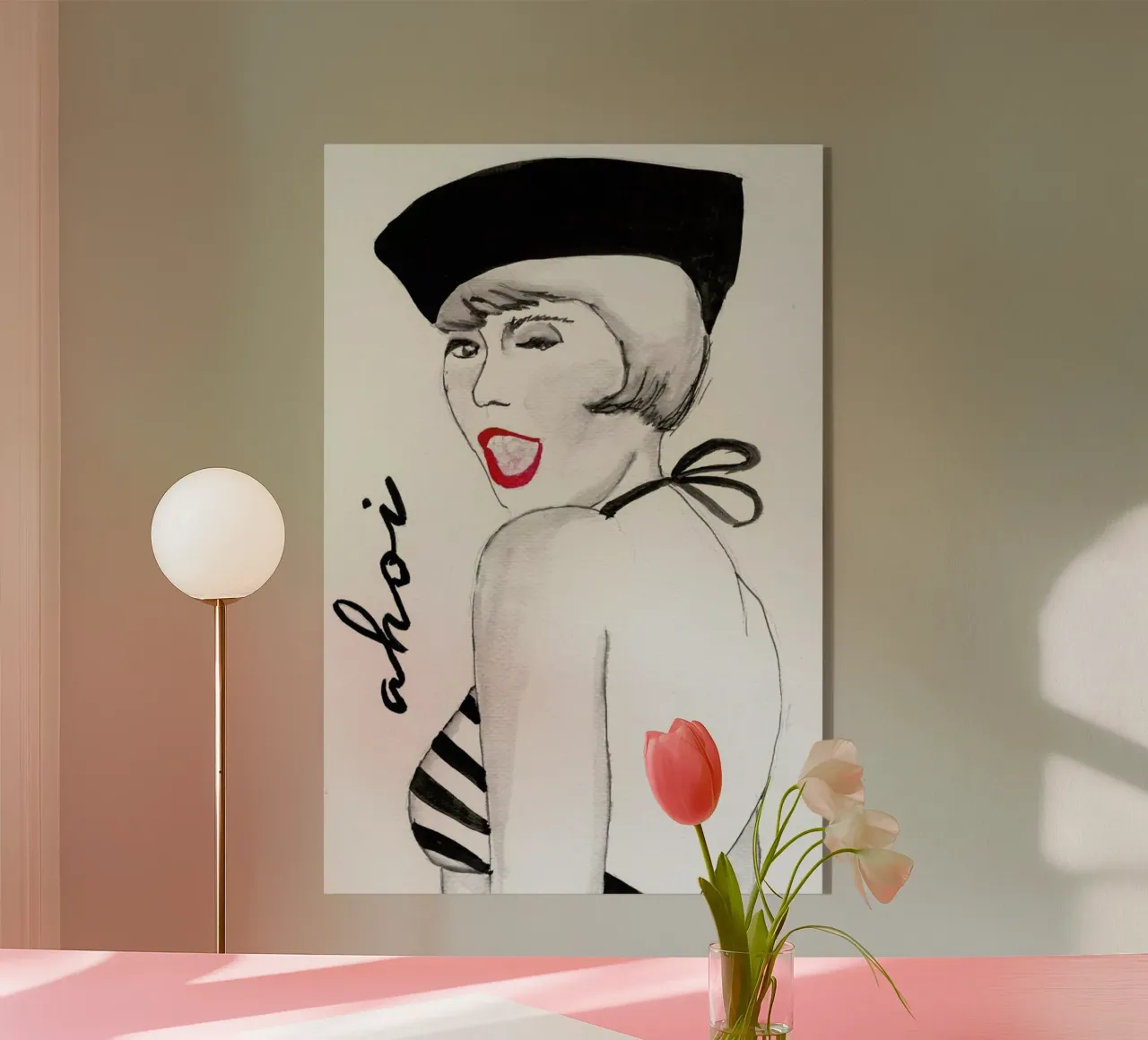 Ahoi plexiglass da Nathys_illustration