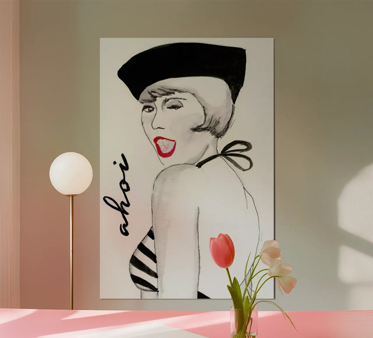 Ahoi poster da Nathys_illustration