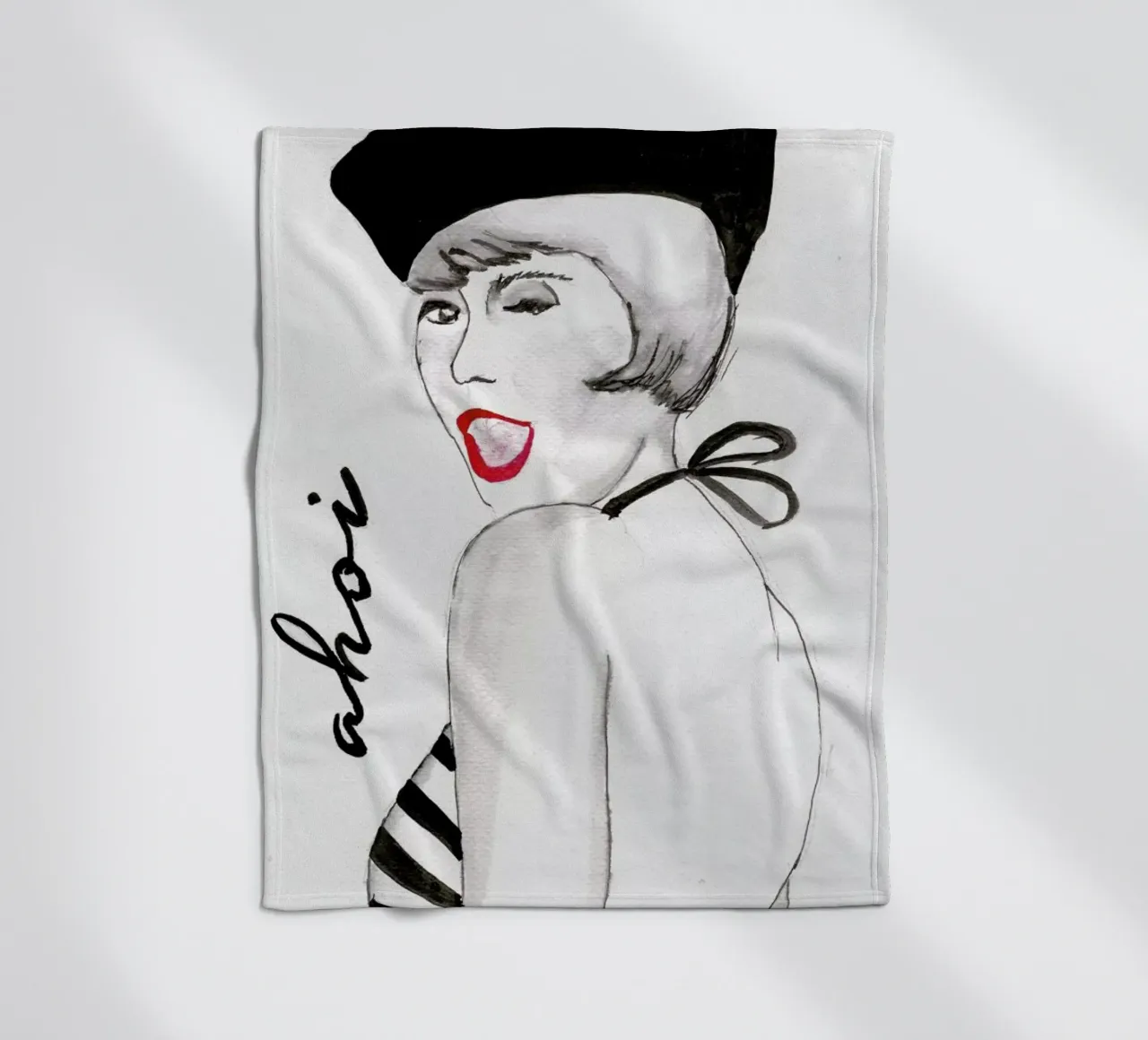 Ahoi coperta in pile da Nathys_illustration