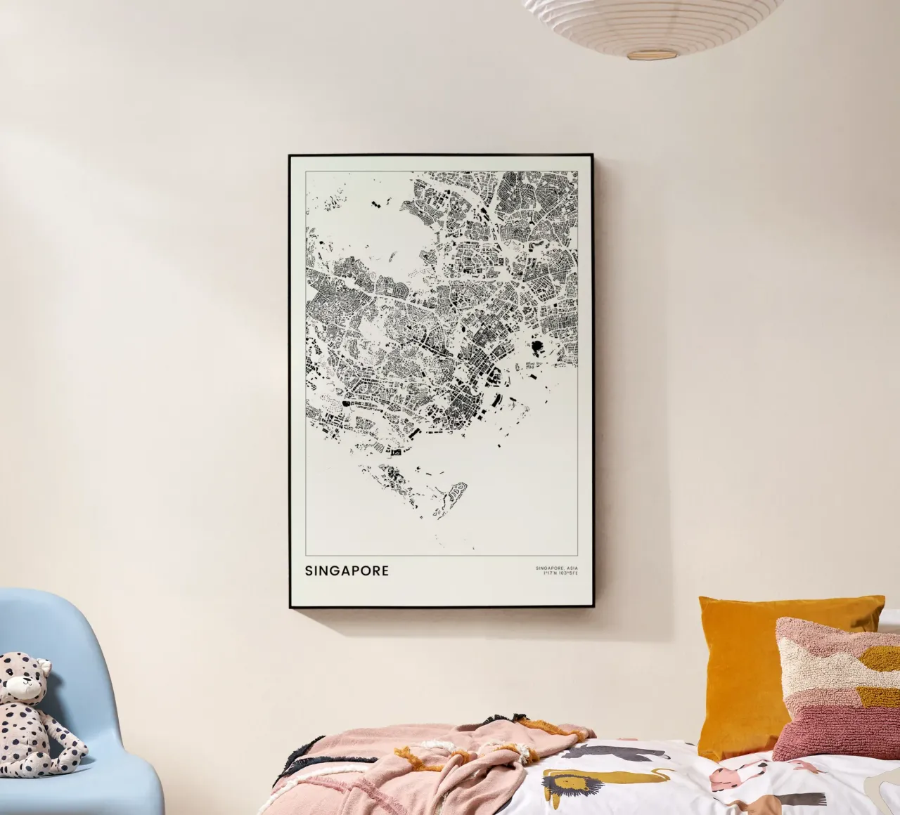 Singapore plexiglass da The Cartography Collection