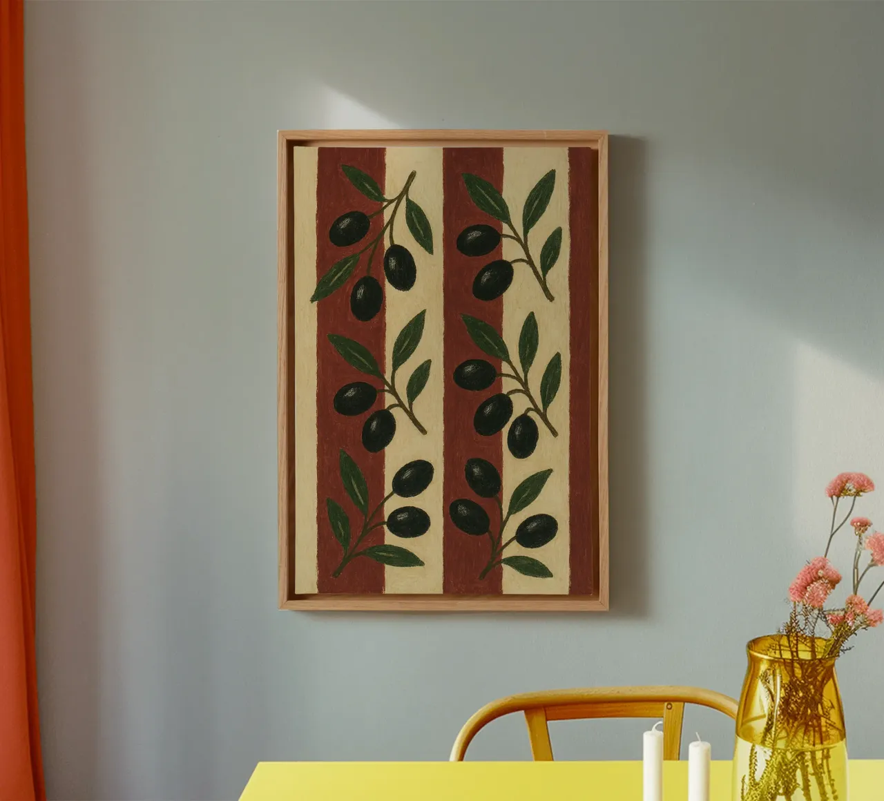 The Olives tela con Cornice a cassetta da Gypsy Galleria