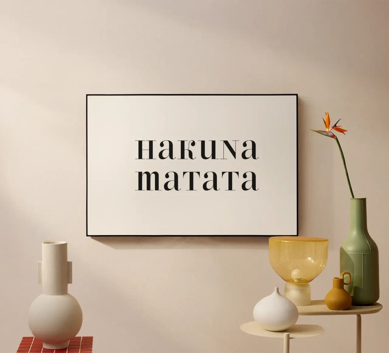 Hakuna matata plexiglass da NouveauPrints