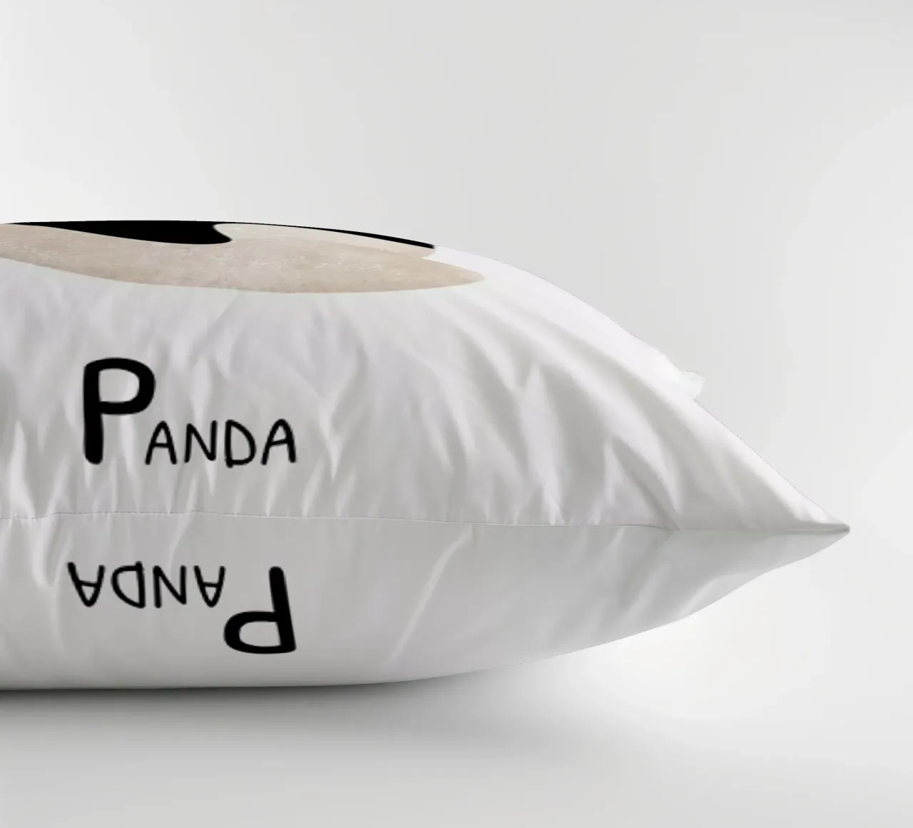 Panda decorative cushion by Little Flourishes