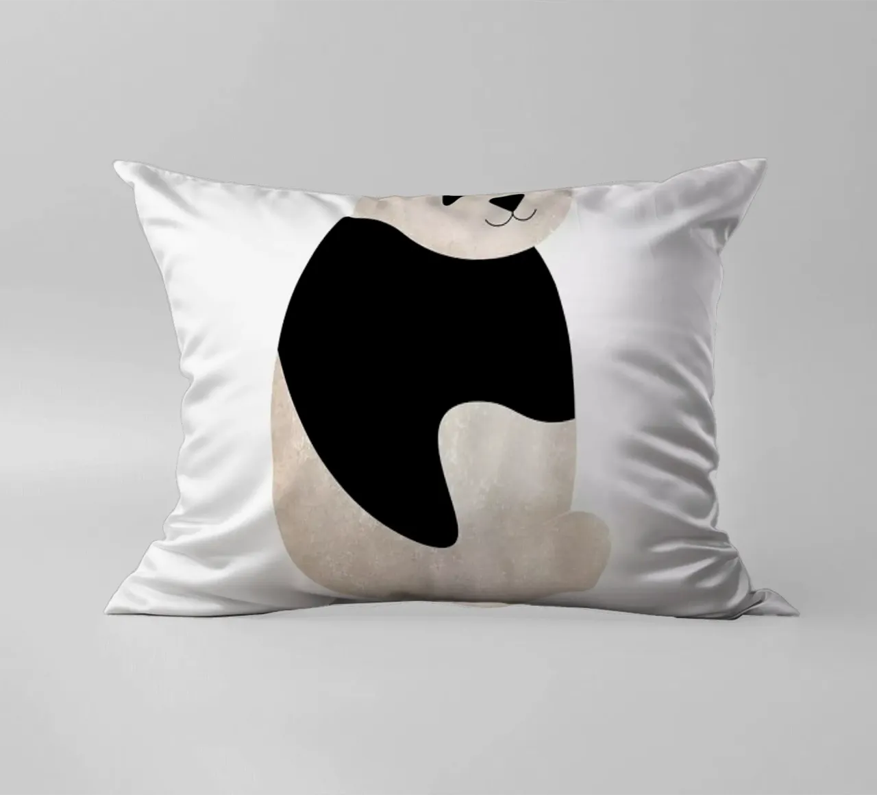 Panda decorative cushion by Little Flourishes